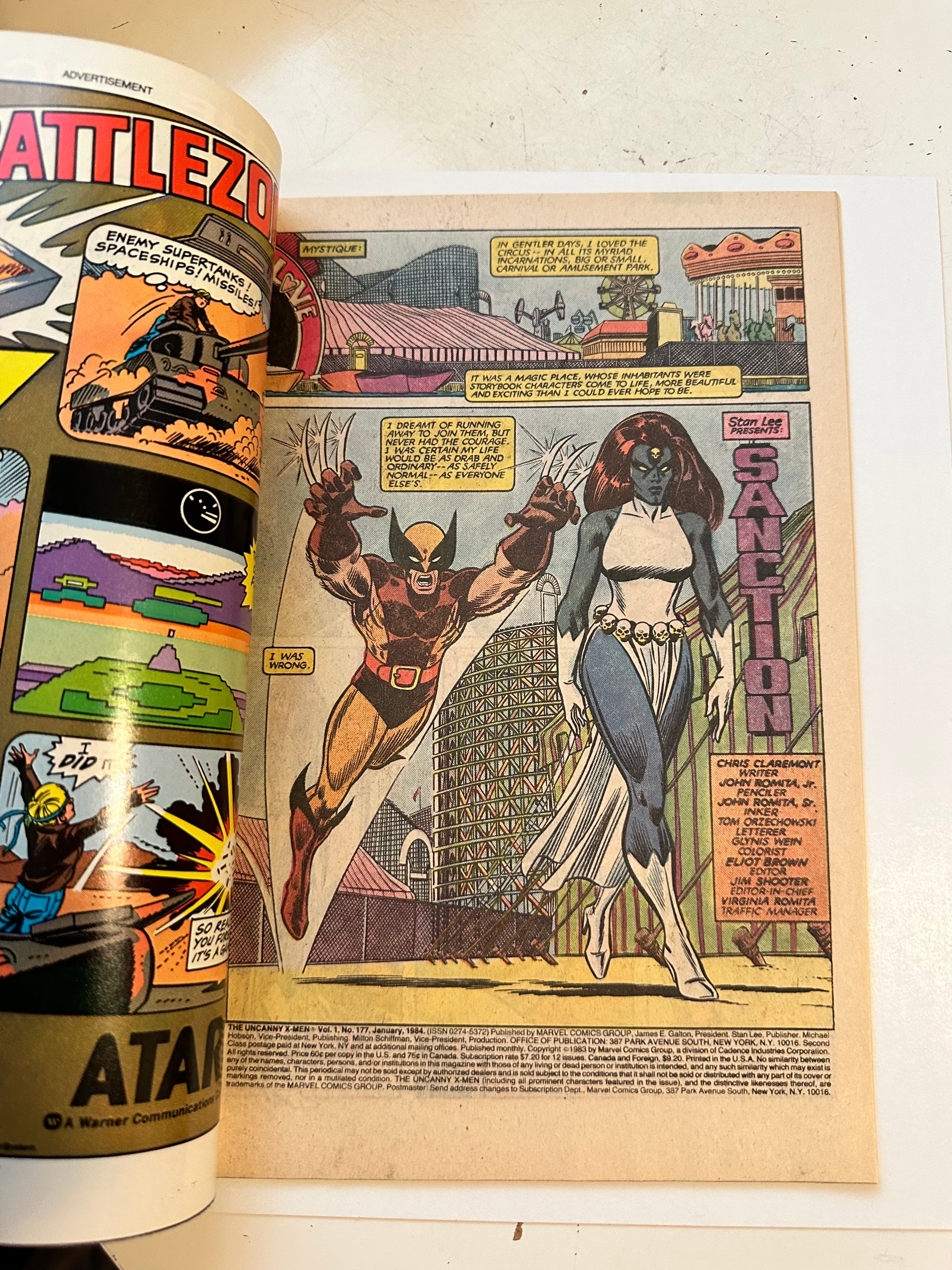 X-Men #177 high grade comic book