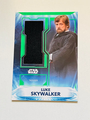 Star Wars Luke Skywalker rare memorabilia fabric insert numbered card
