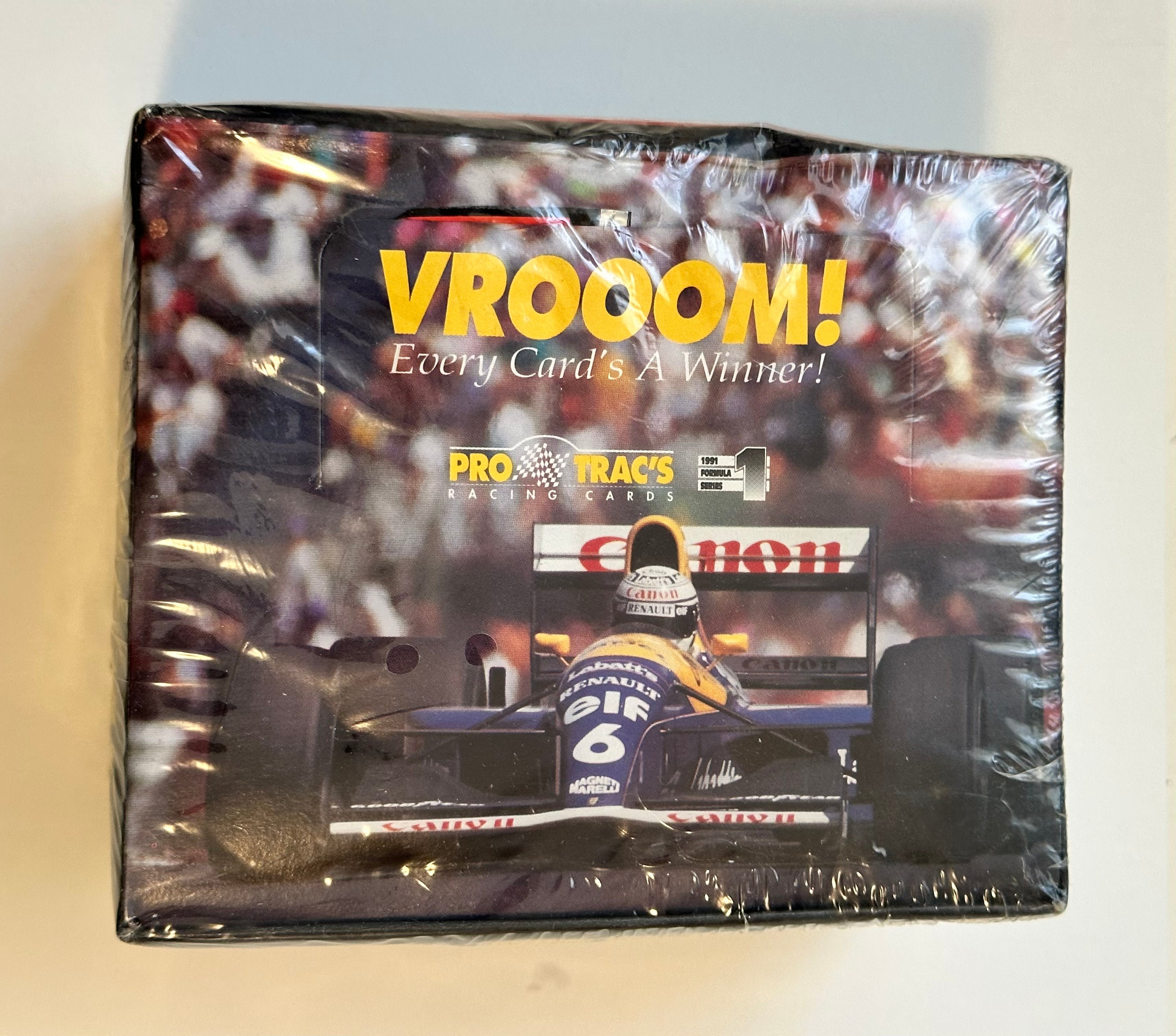 Formula 1 racing cards rare factory sealed box 1991