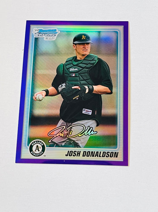 Josh Donaldson Blue Jays baseball rookie refractor 2010