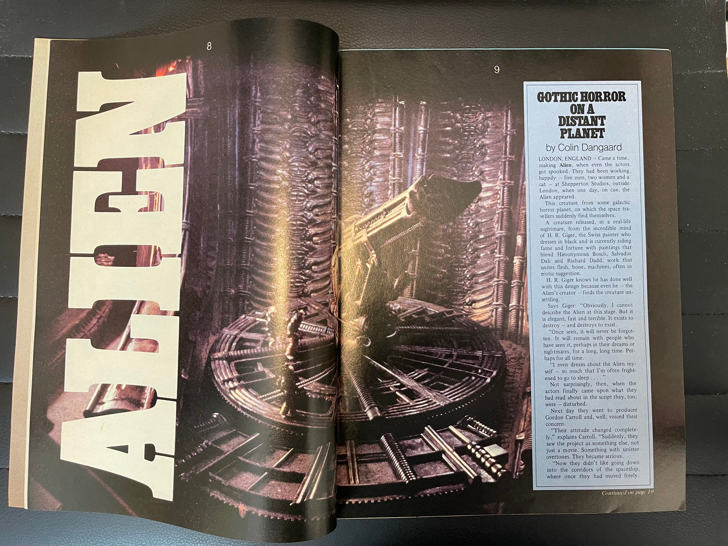 Alien movie Marquee movie magazine 1979