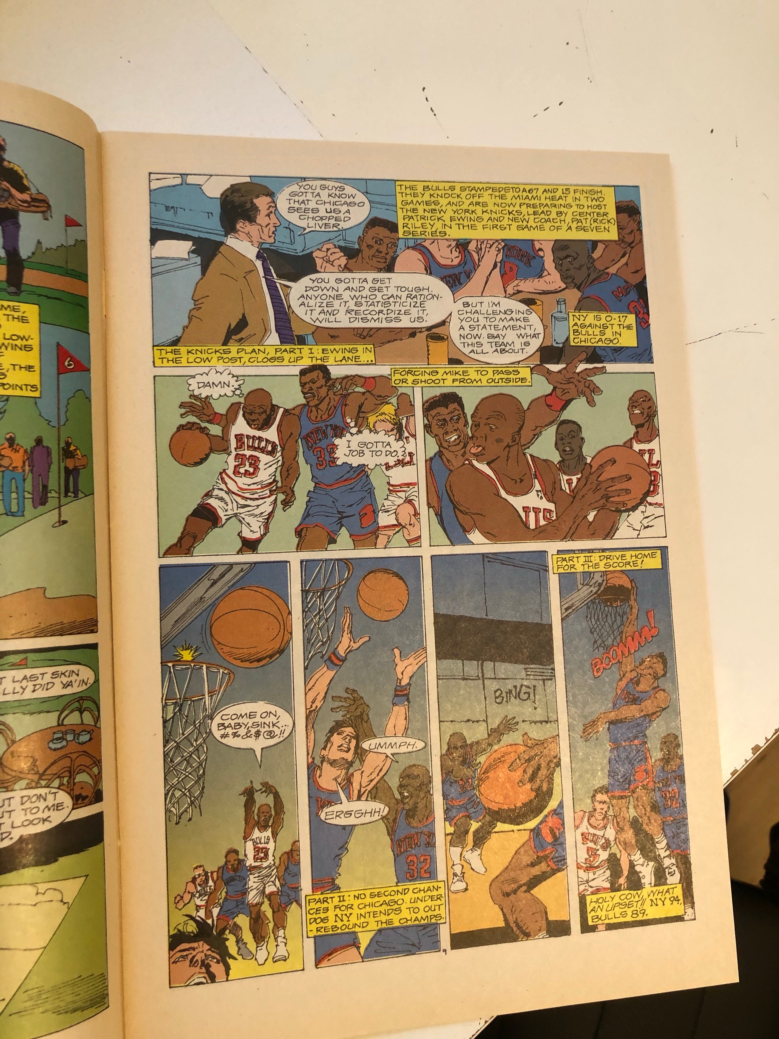 Michael Jordan Sports Superstars annual #1 comic 1993