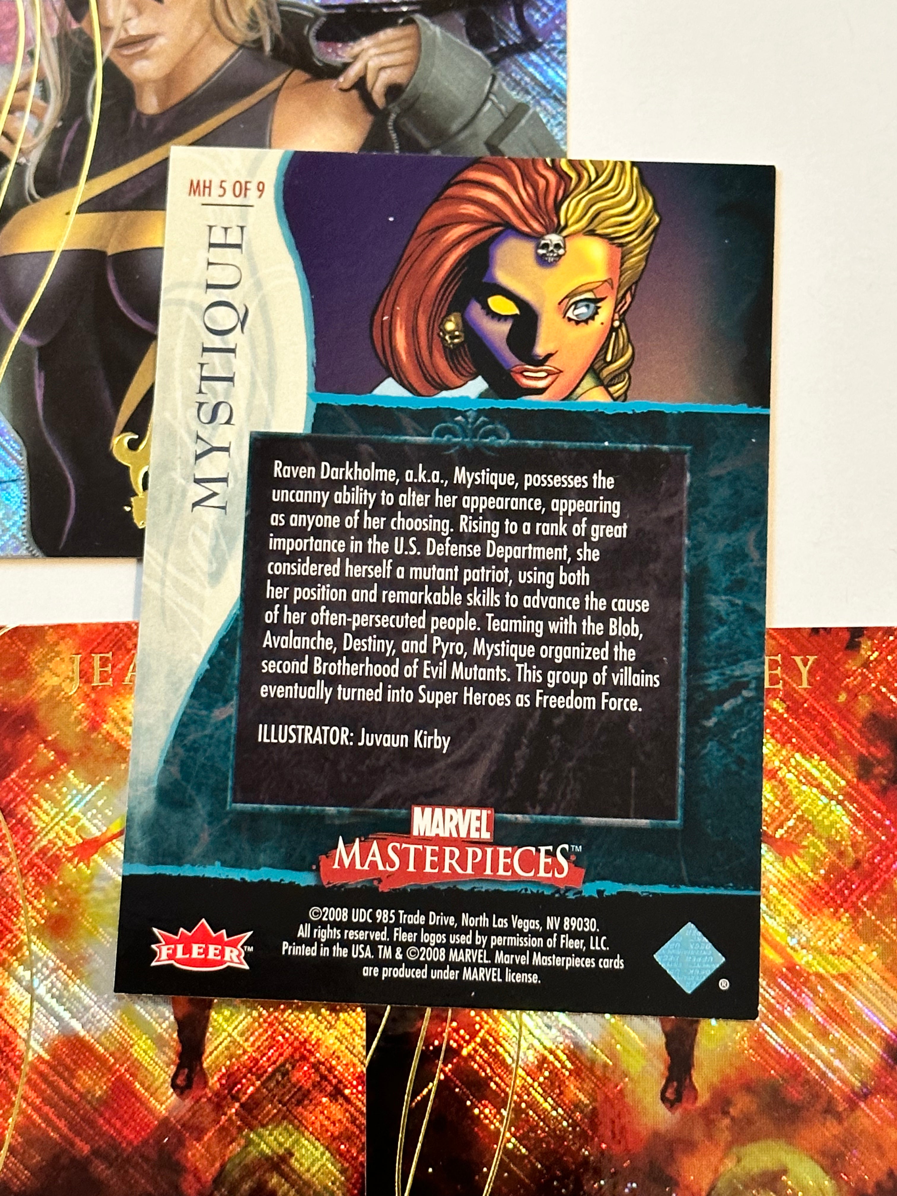 Marvel Masterpieces 8 foil insert cards lot deal 2008