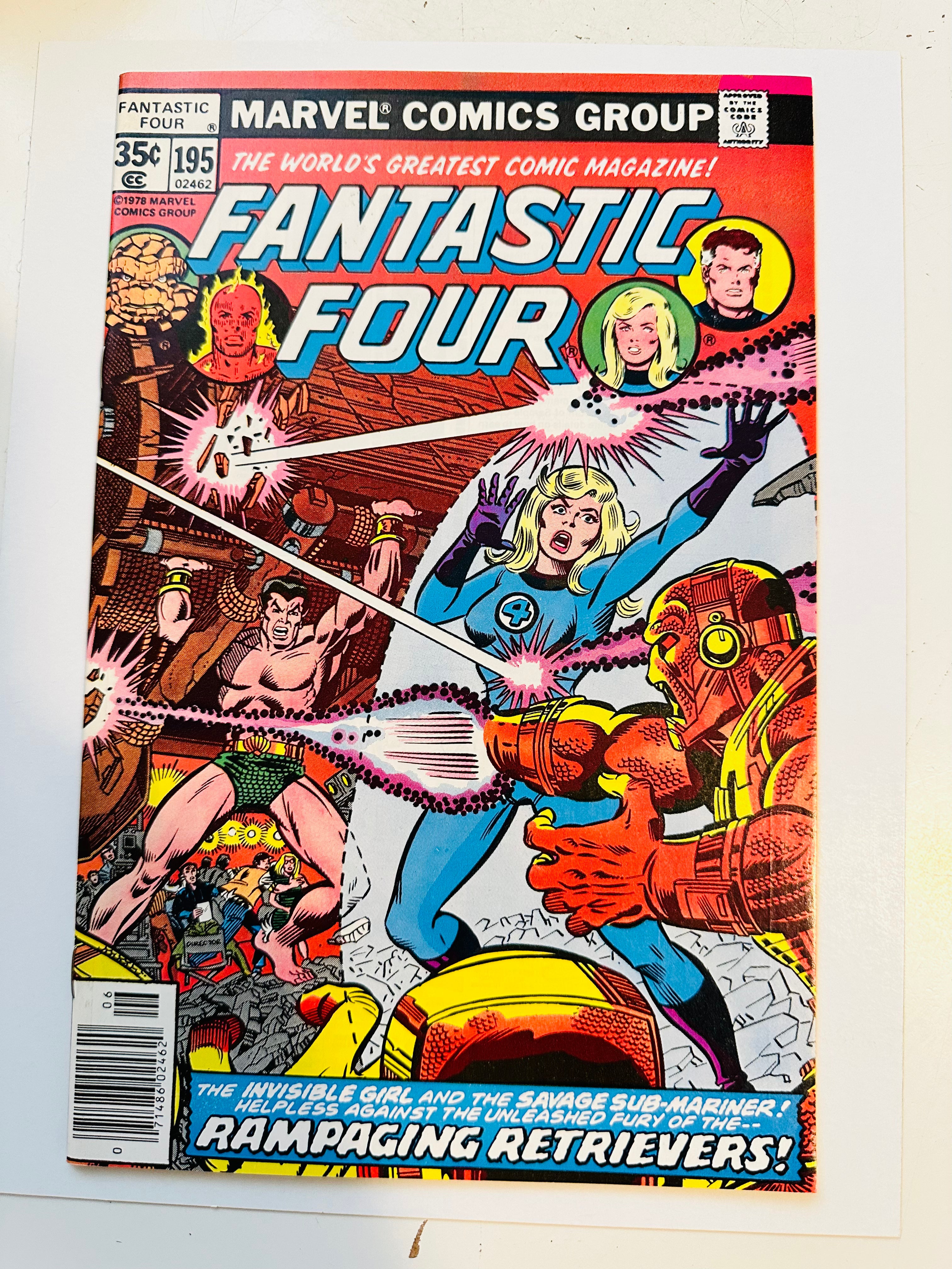 Fantastic Four #195 high grade comic book 1978