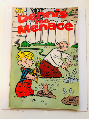 Dennis the Menace #102 comic book 1969