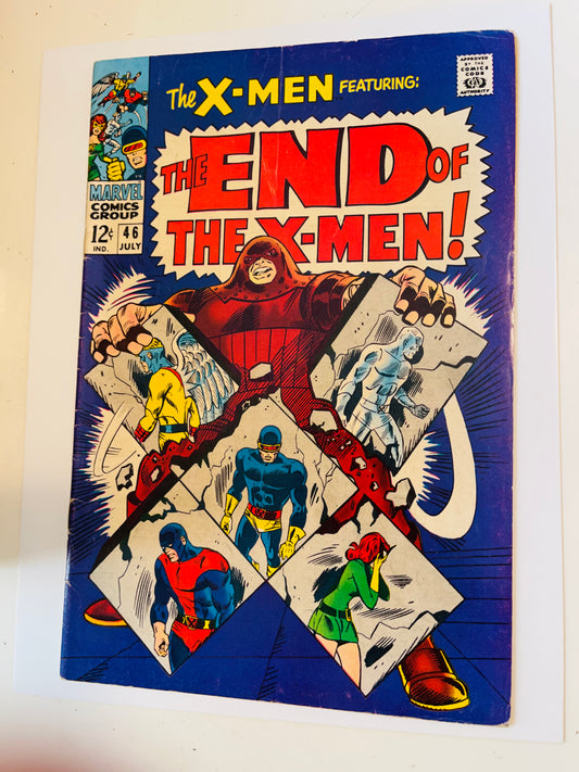 X-Men #46 vintage vg condition comic book 1968