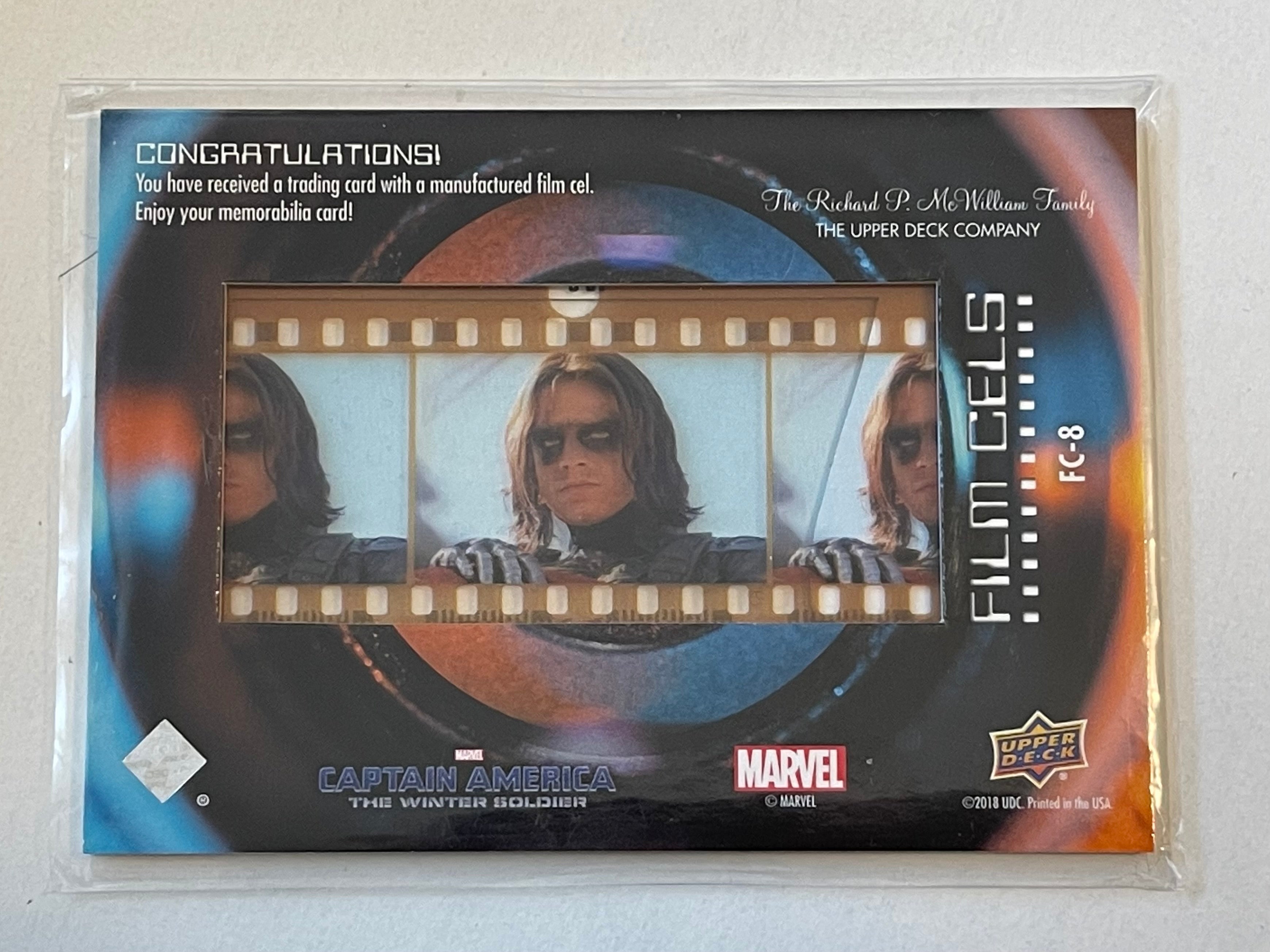 Marvel Upper Deck Avengers Winter Soldier film insert card 2018