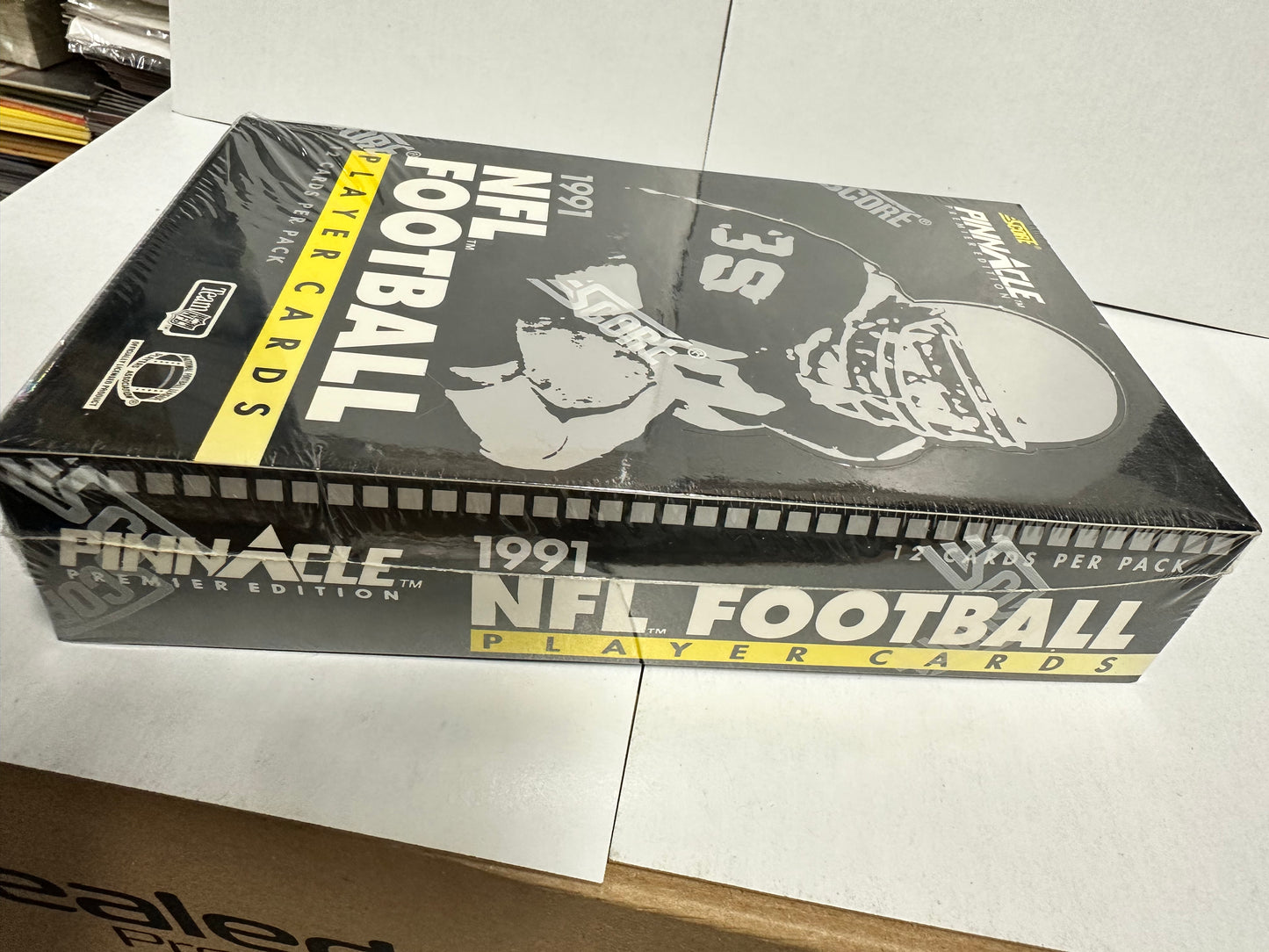 1991 Score Pinnacle football box