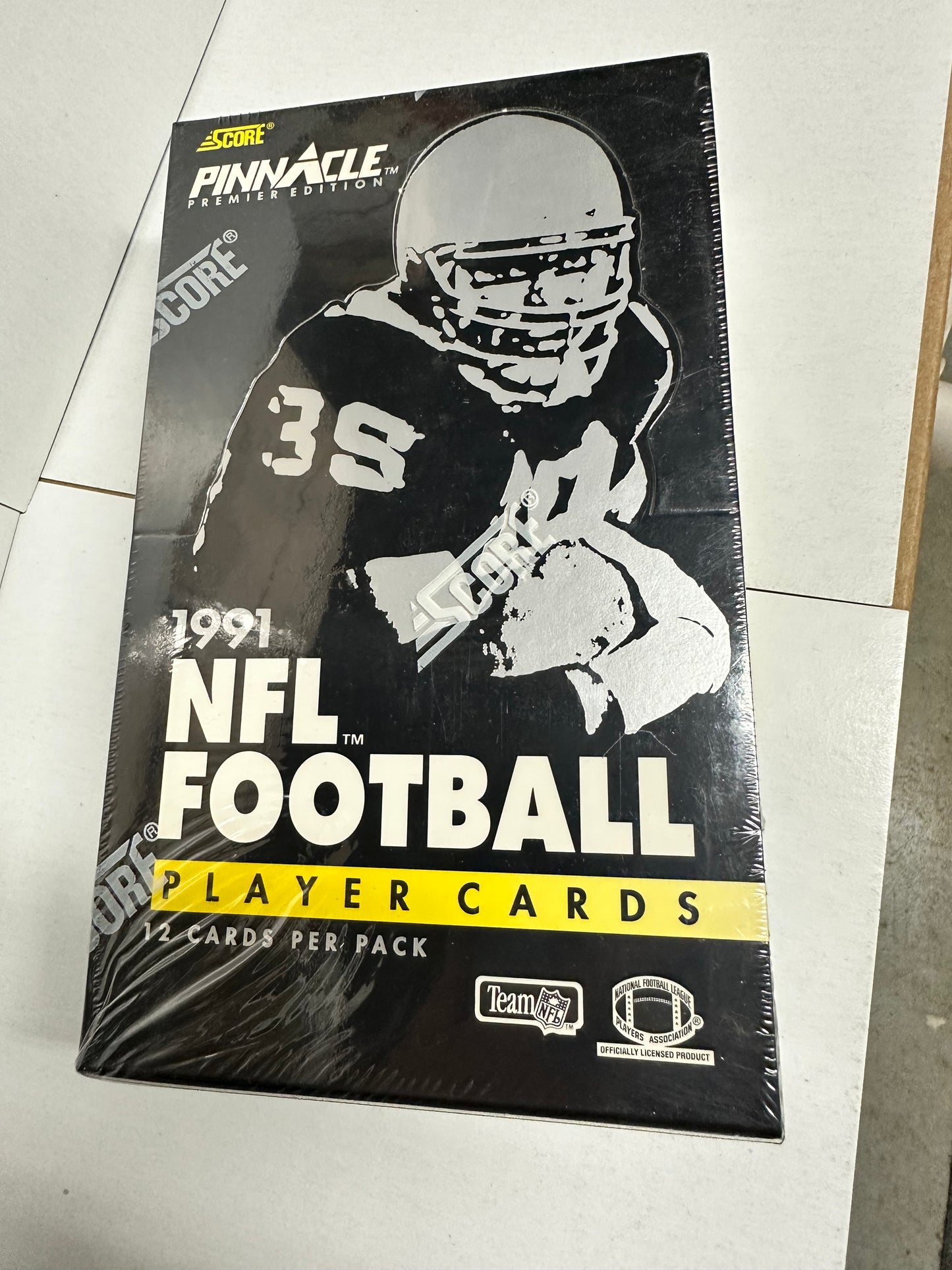 1991 Score Pinnacle football box