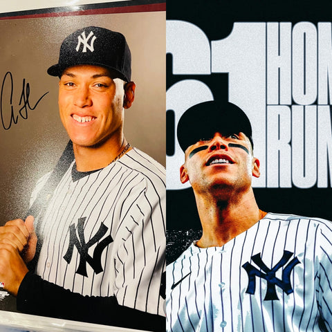 Aaron Judge Autographed and Framed New York Yankees Jersey