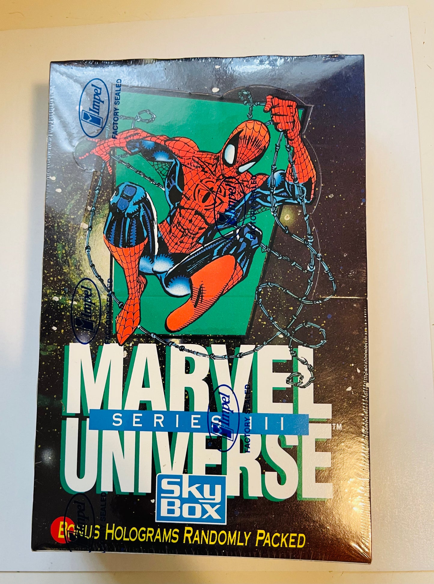 Marvel Universe series 3 cards factory sealed box 1992