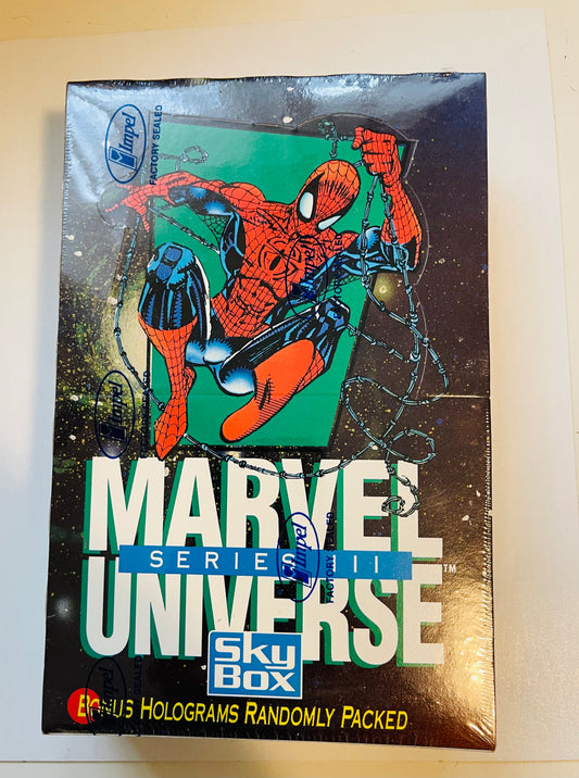 Marvel Universe series 3 cards factory sealed box 1992