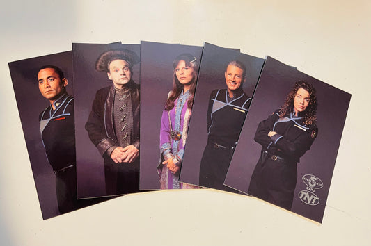 Babylon 5 TNT rare 5 cards promo set 1997