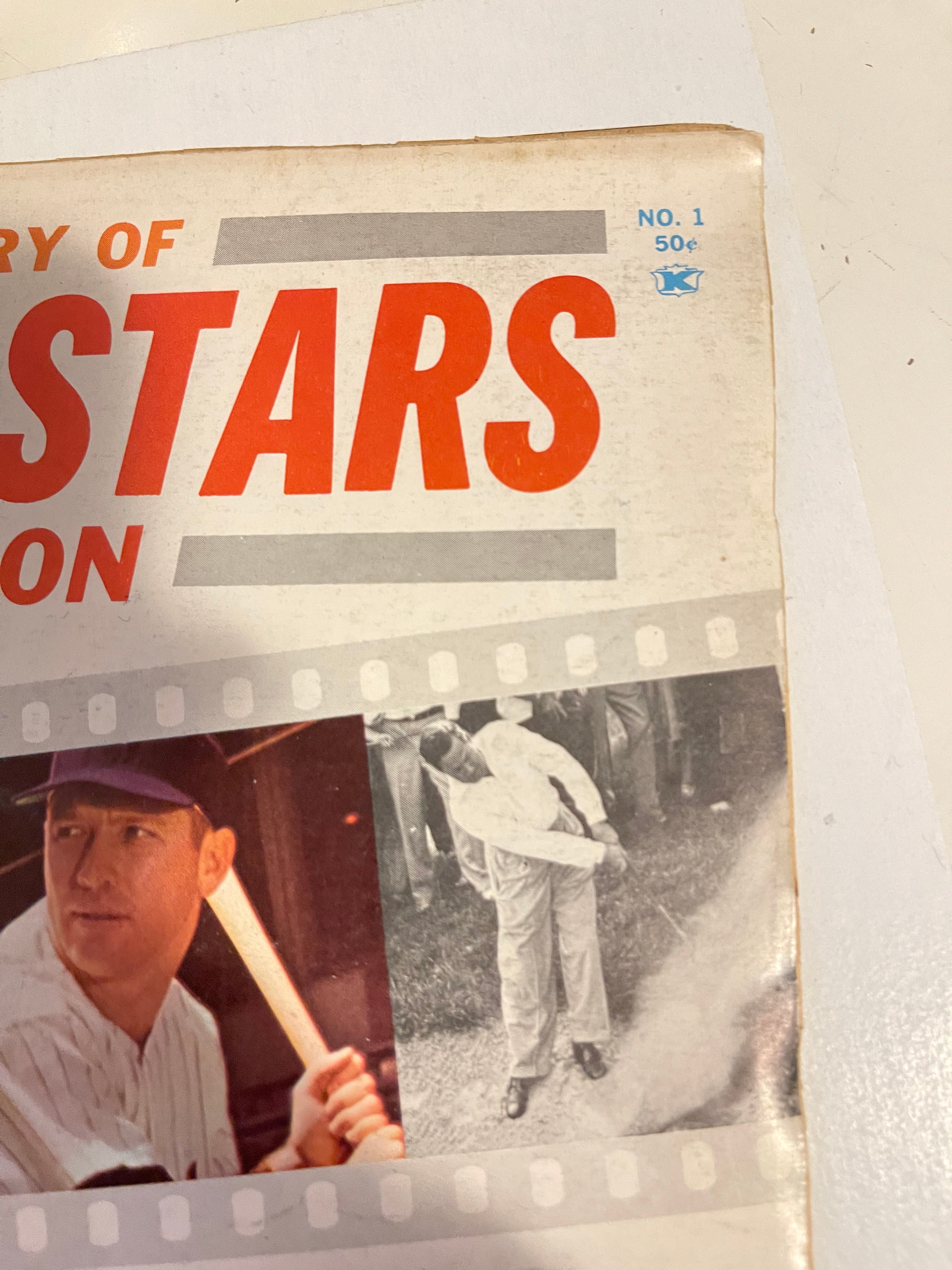 Sports Stars in action photos magazine #1 from 1961