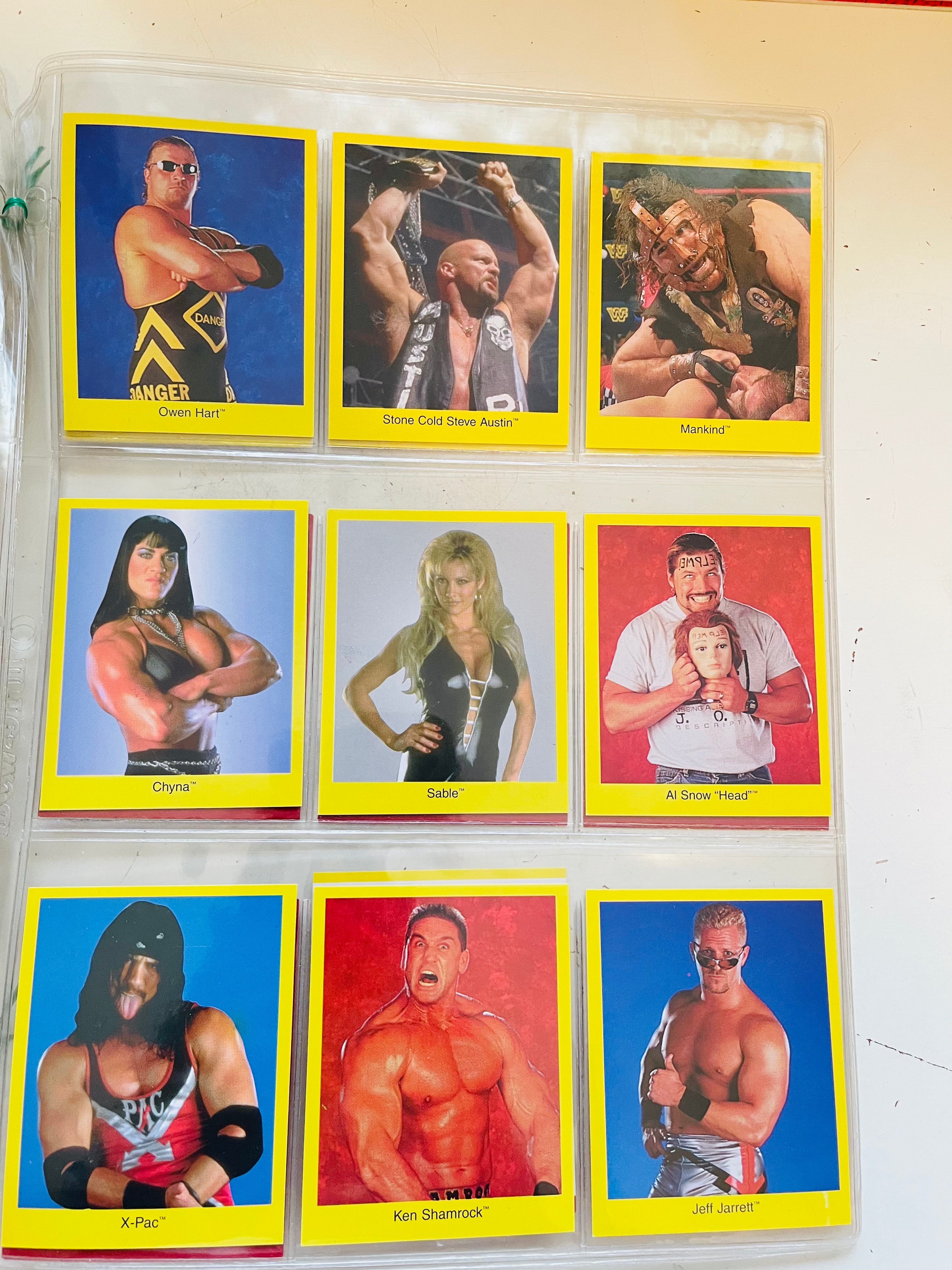 WWF Wrestling rare Trivia cards game set 1998 WWF Wrestling rare Trivia cards game set 1998