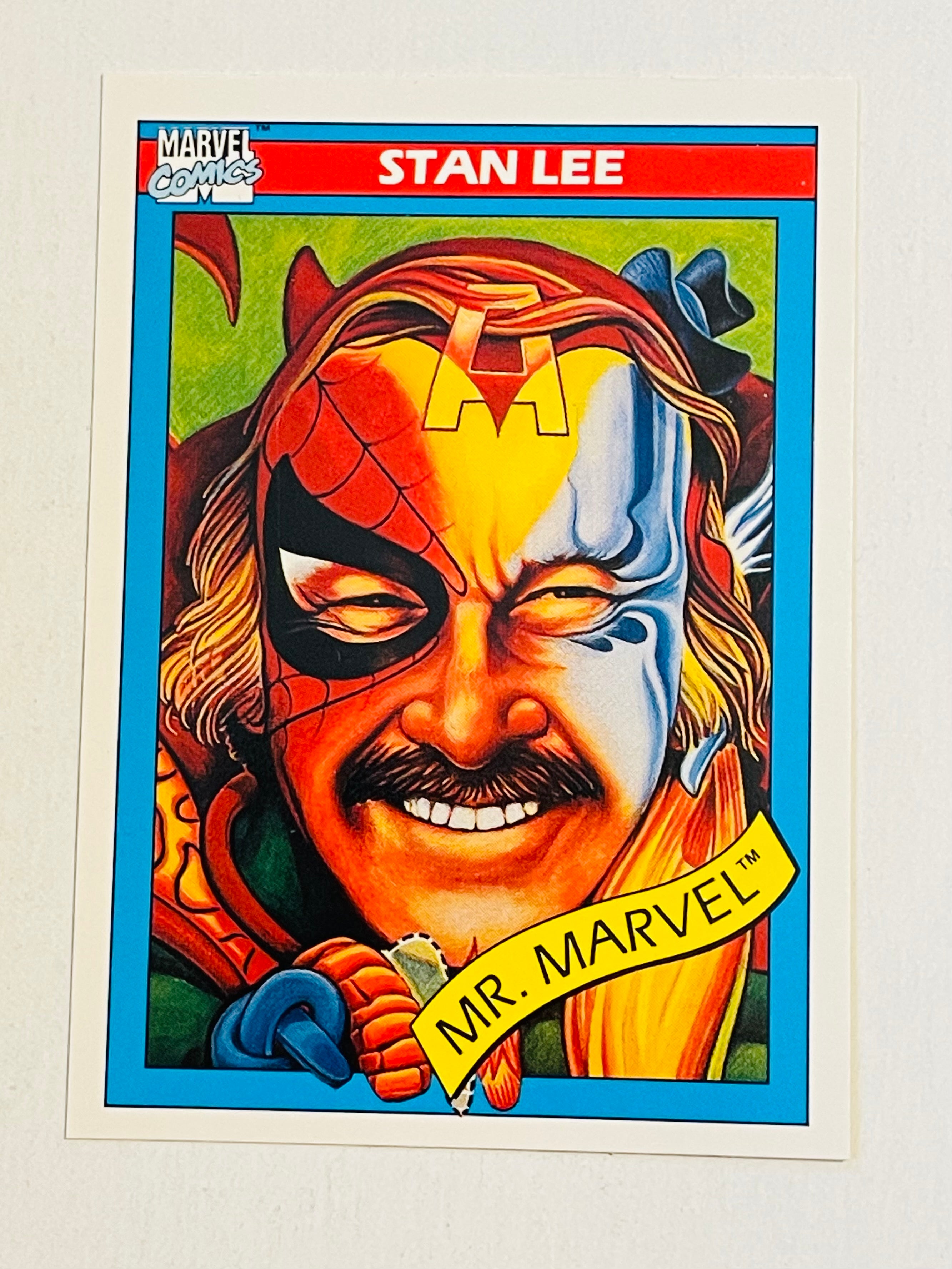 Stan Lee Marvel Universe high grade condition vintage card 1990