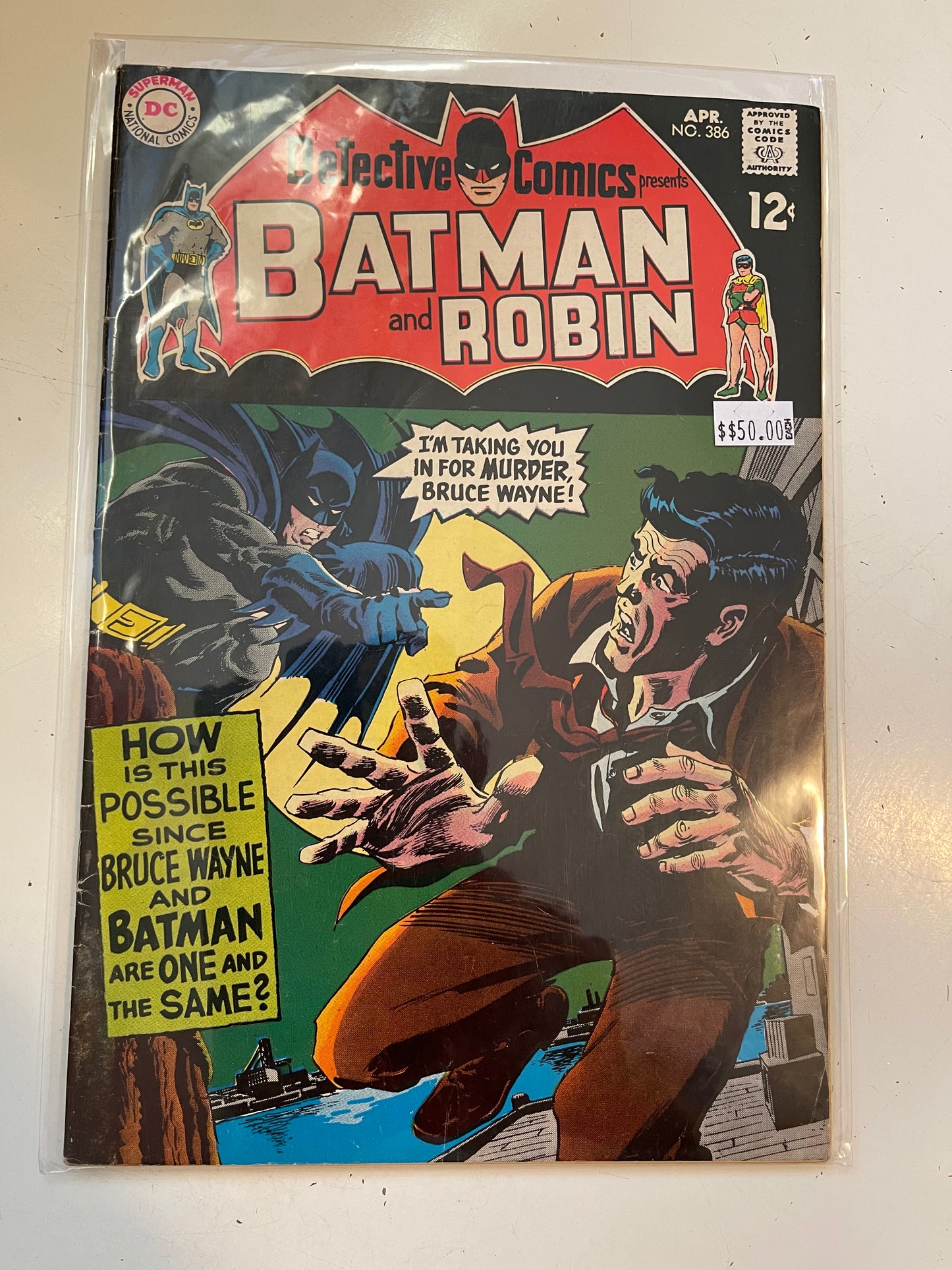 Batman #386 vintage VF condition comic book