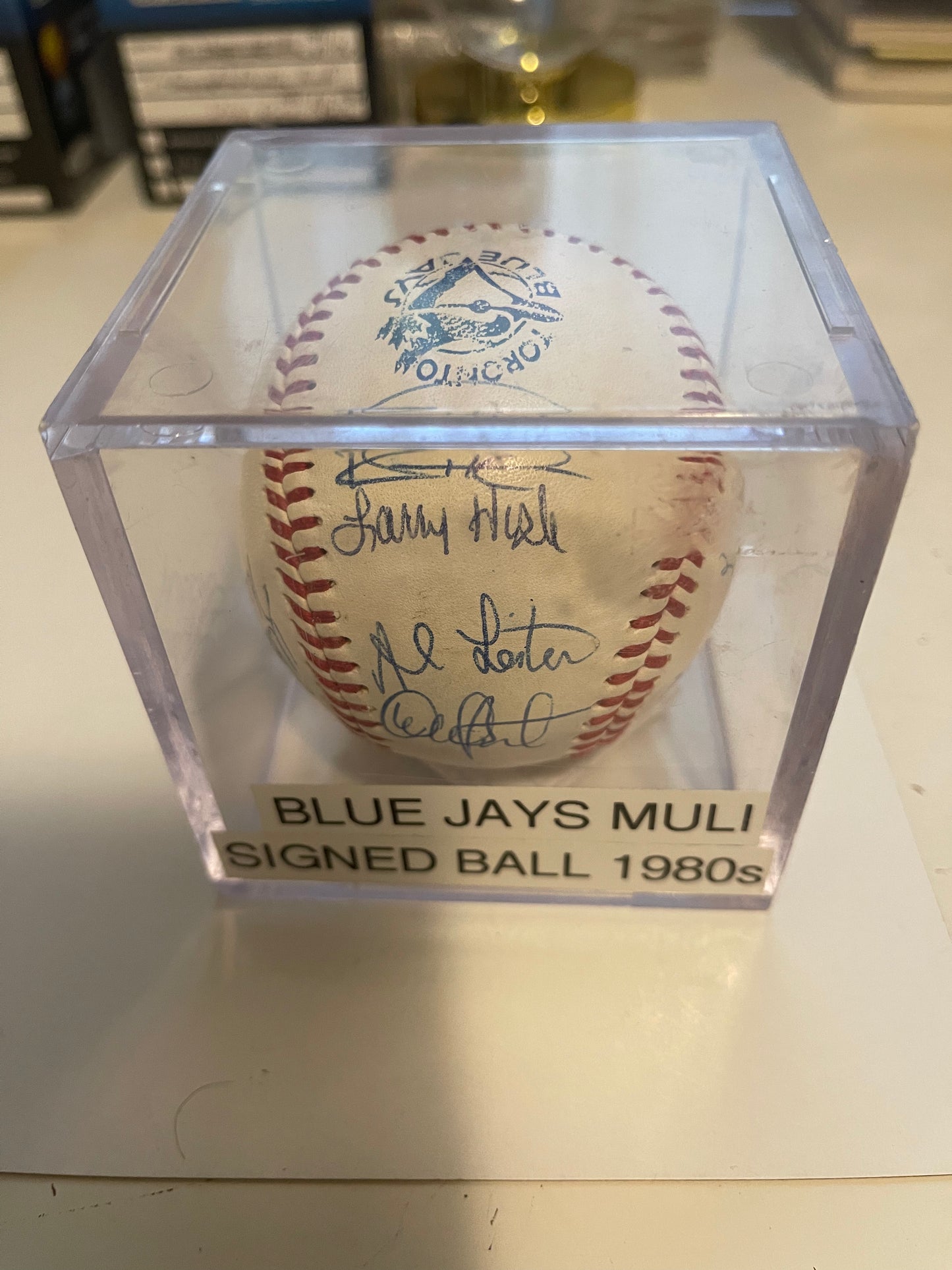 Toronto Blue Jays multi autograph baseball with COA