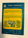 1969 opc Terry Sawchuk hockey card