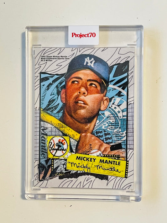 Mickey Mantle Tyson Beck limited issued baseball card 2021