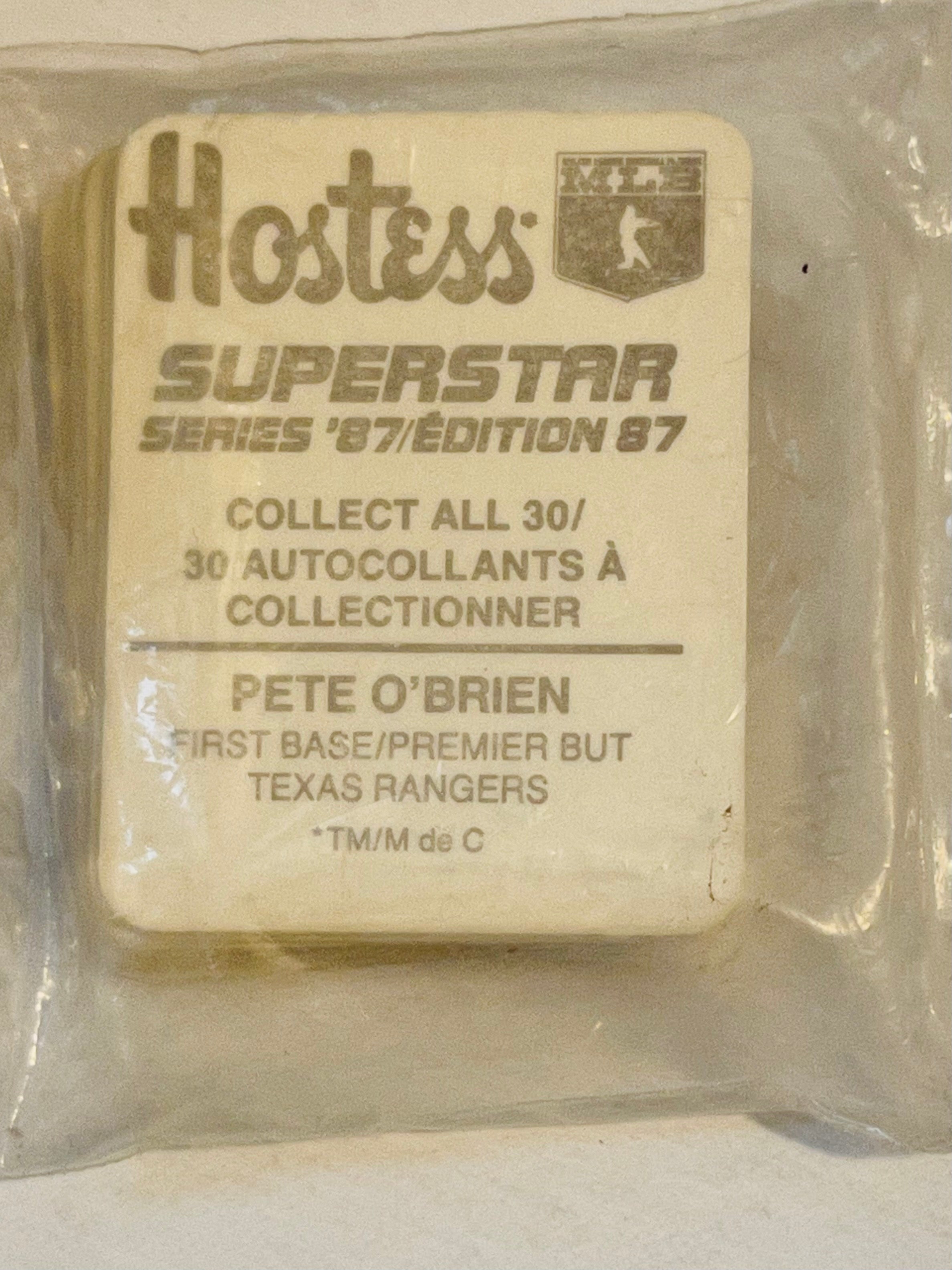 1987 Hostess Chips rare baseball mini cards factory sealed set