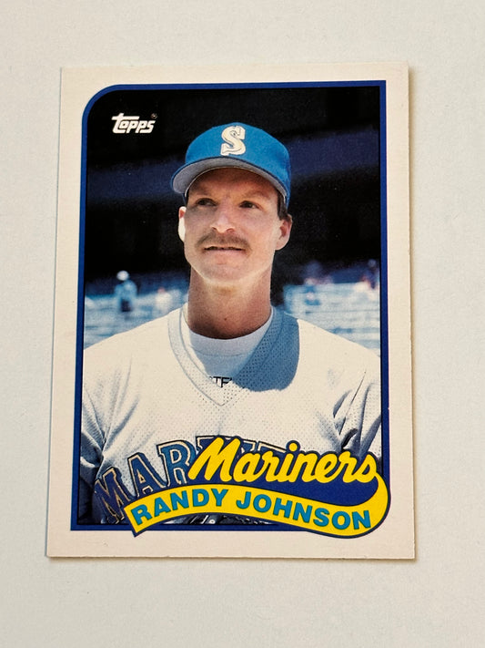 Randy Johnson Topps traded rookie update baseball high grade card 1989