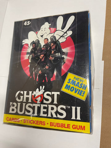 Ghostbusters 2 movie cards 36 packs box 1989