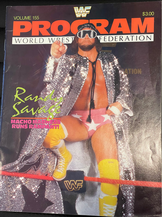 WF wrestling vintage program 1988