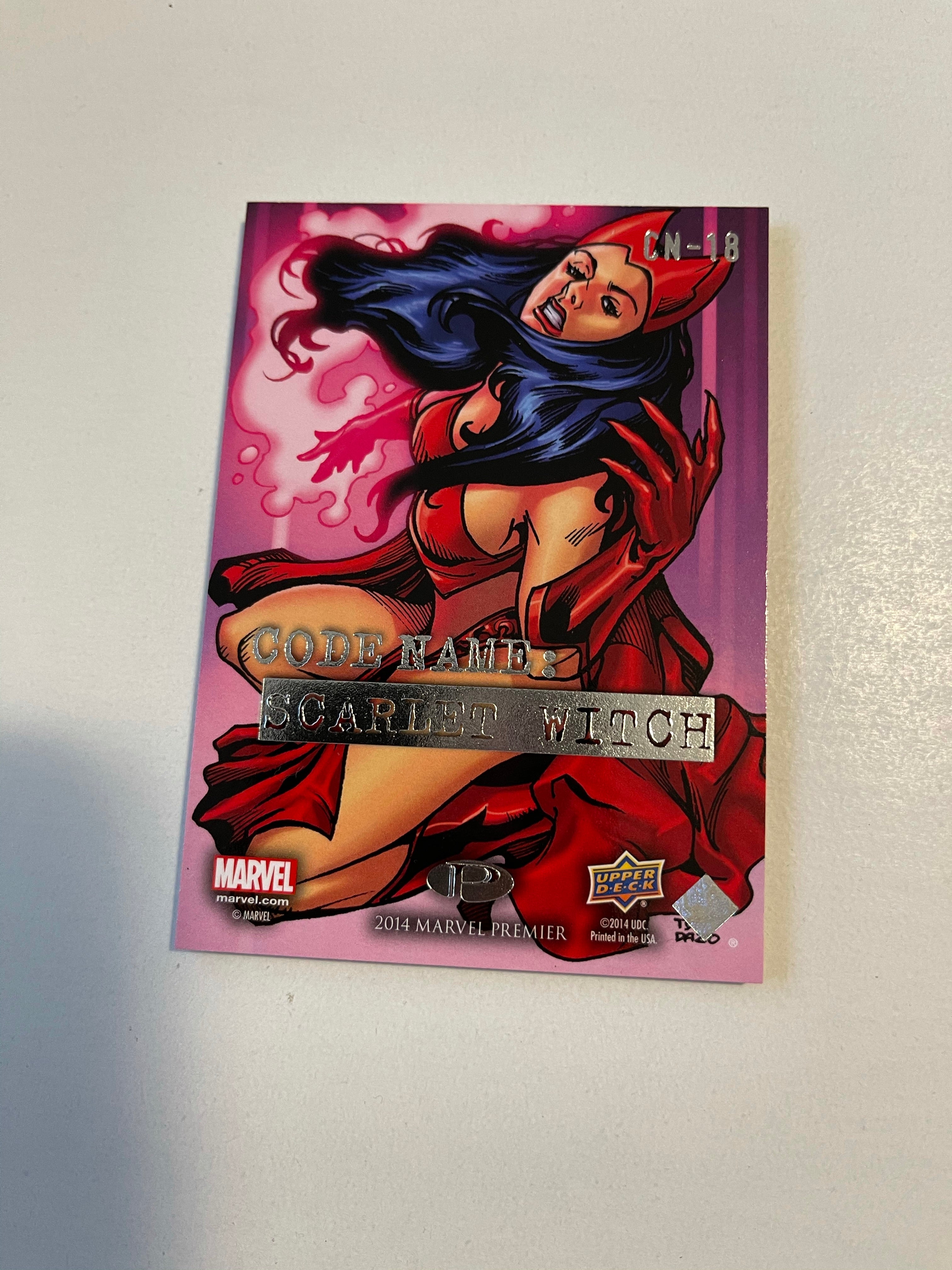 Avengers Scarlet Witch rare Marvel memorabilia insert card 2014