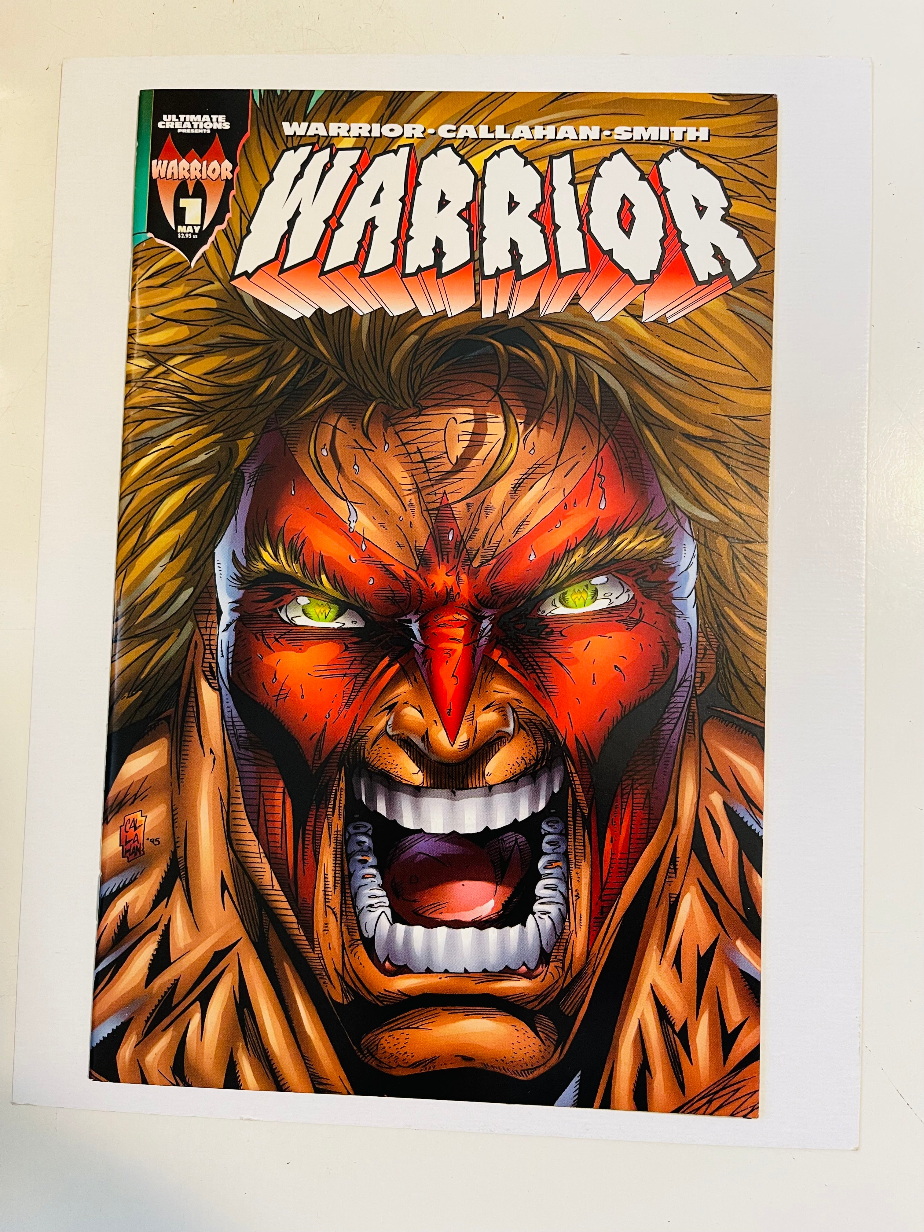 Ultimate Warrior wrestler rare limited issued comic book 1996