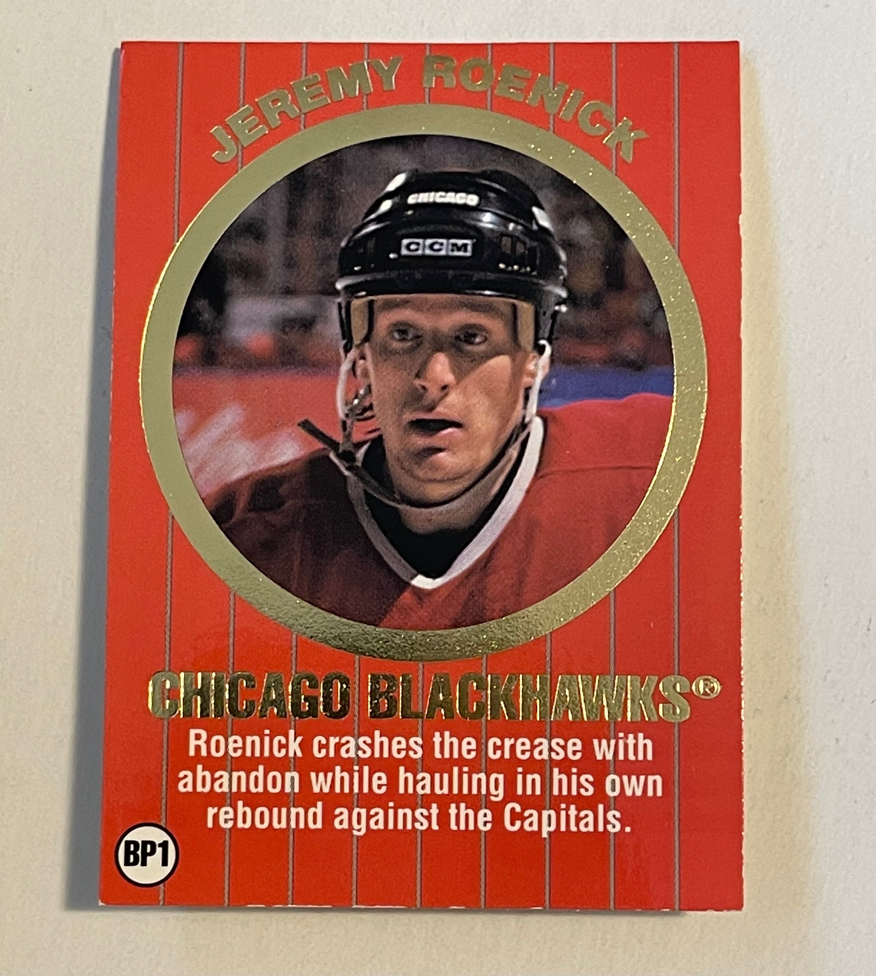 Jeremy Roenick Action Packed hockey embossed test card 1994