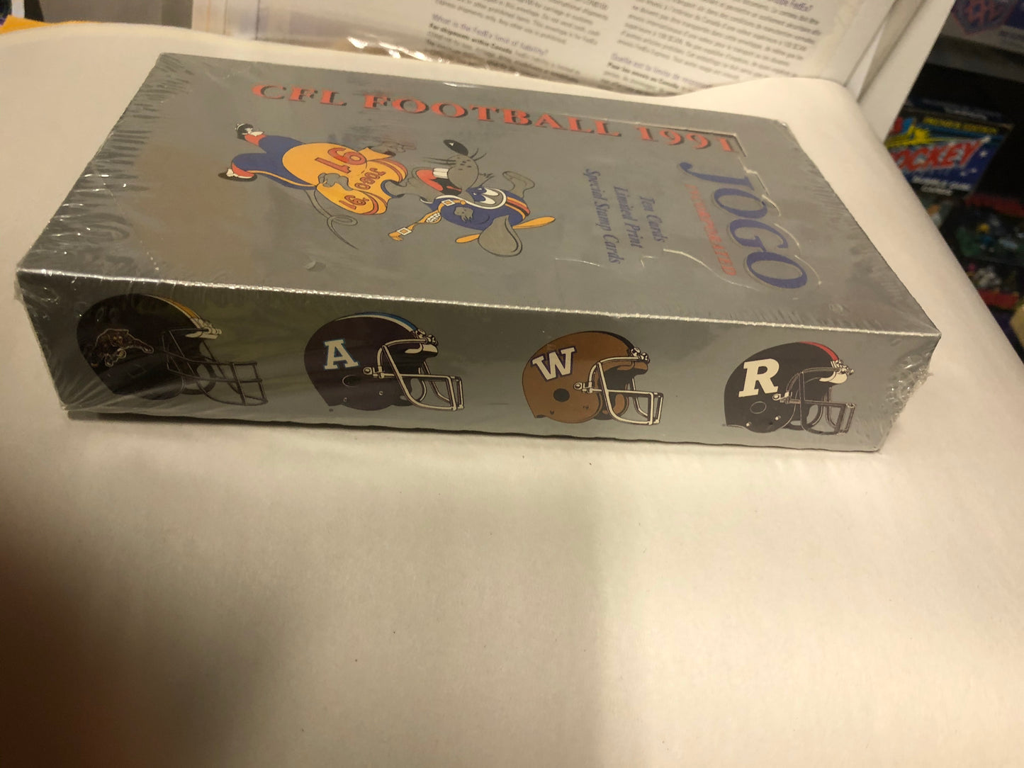 CFL jogo football cards factory sealed box 1991