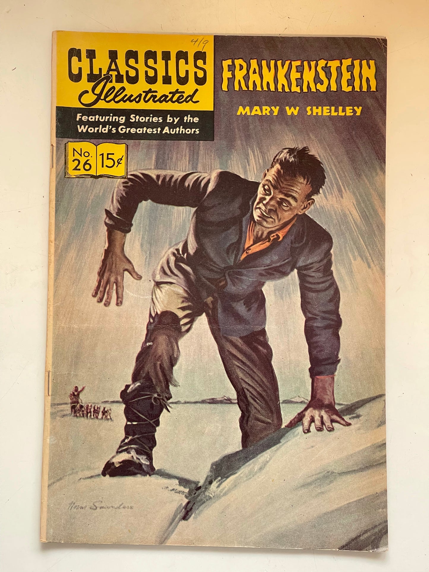 Frankenstein Classic Illustrated fn condition comic book 1945