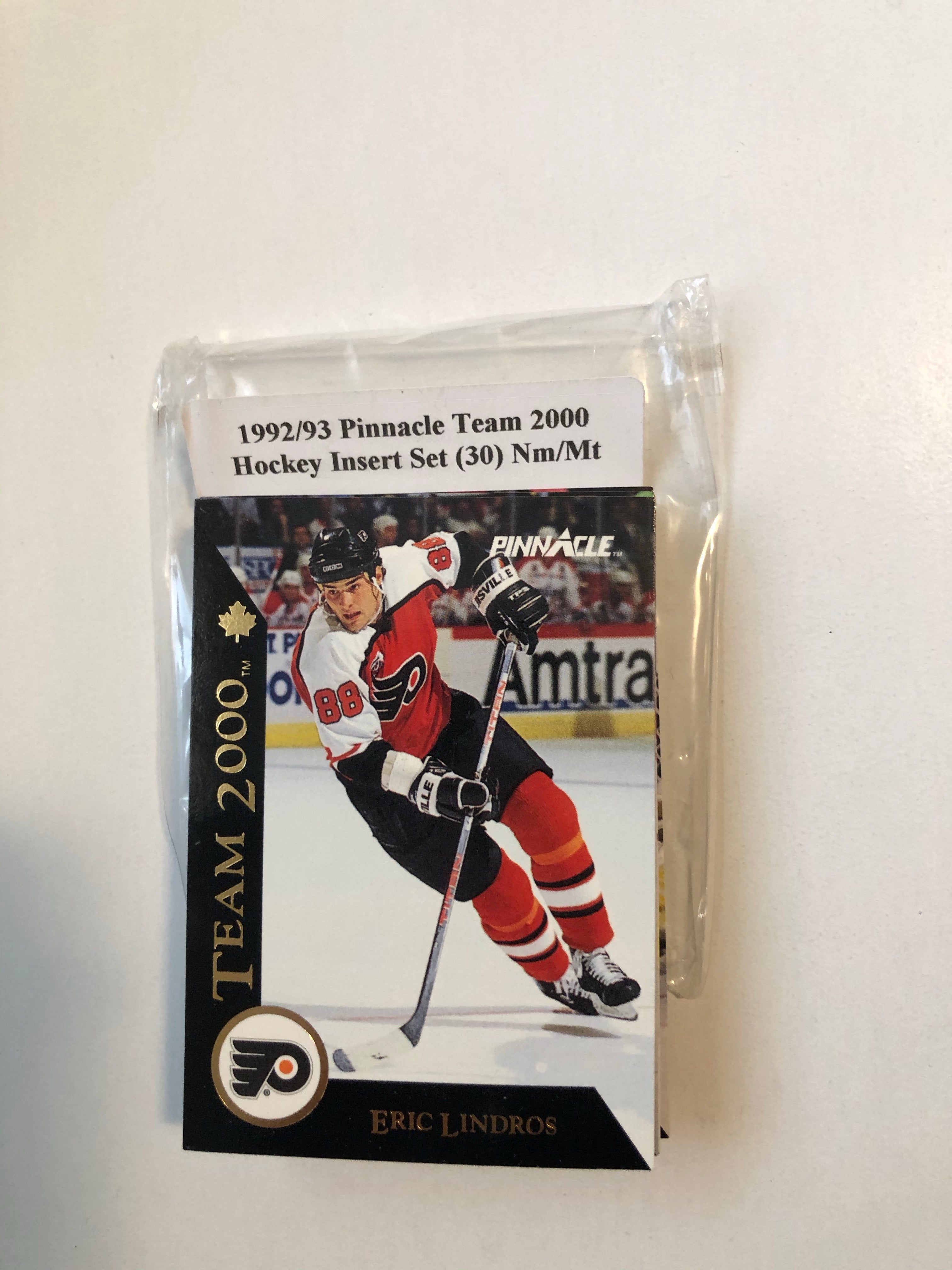 1992/93 Pinnacle team hockey insert cards set