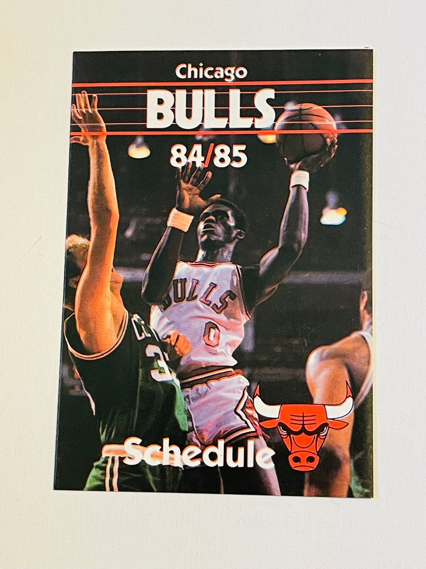 Michael Jordan Chicago Bulls basketball rare schedule 1984-85