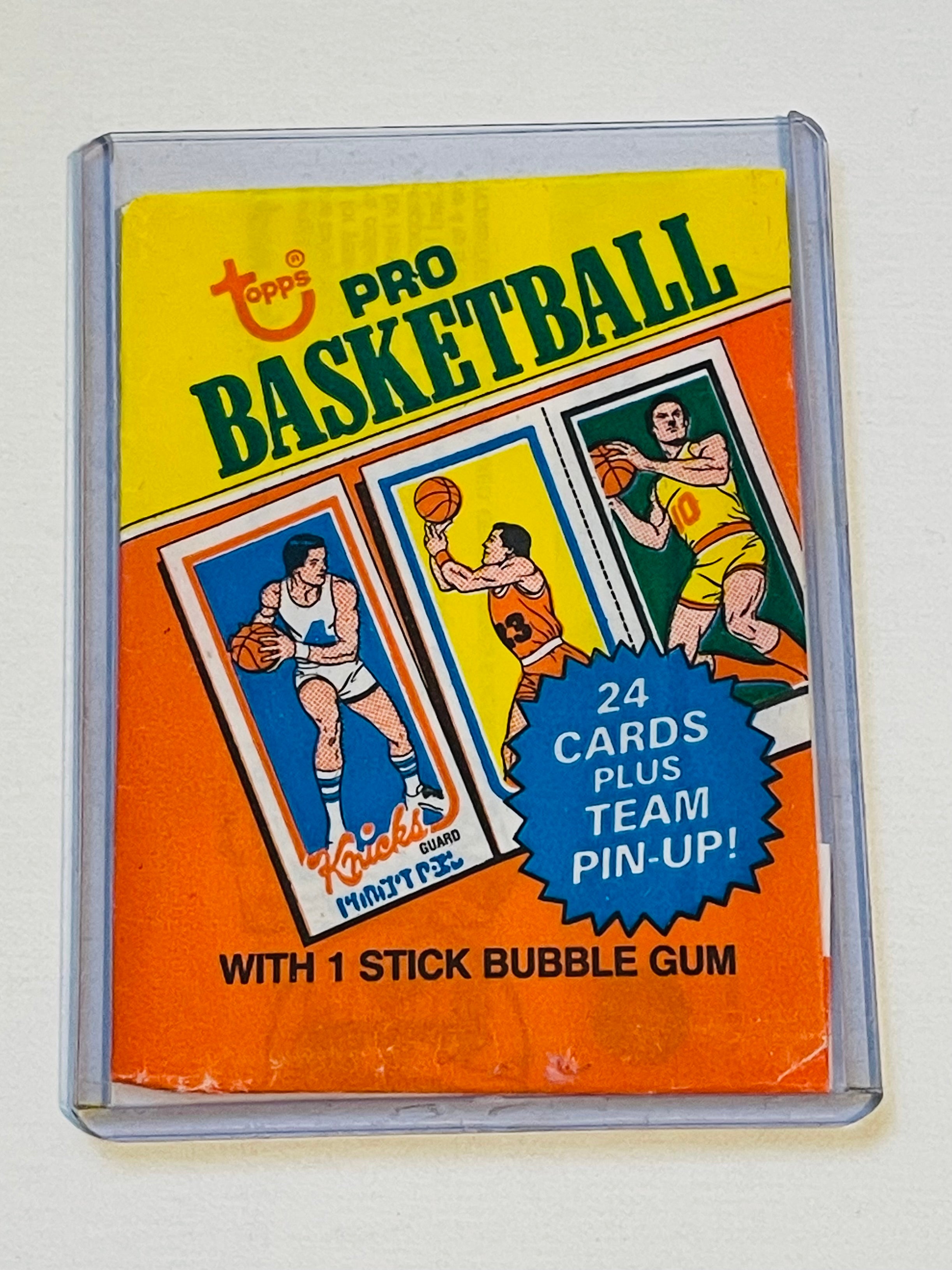 1980-81 Topps basketball wrapper