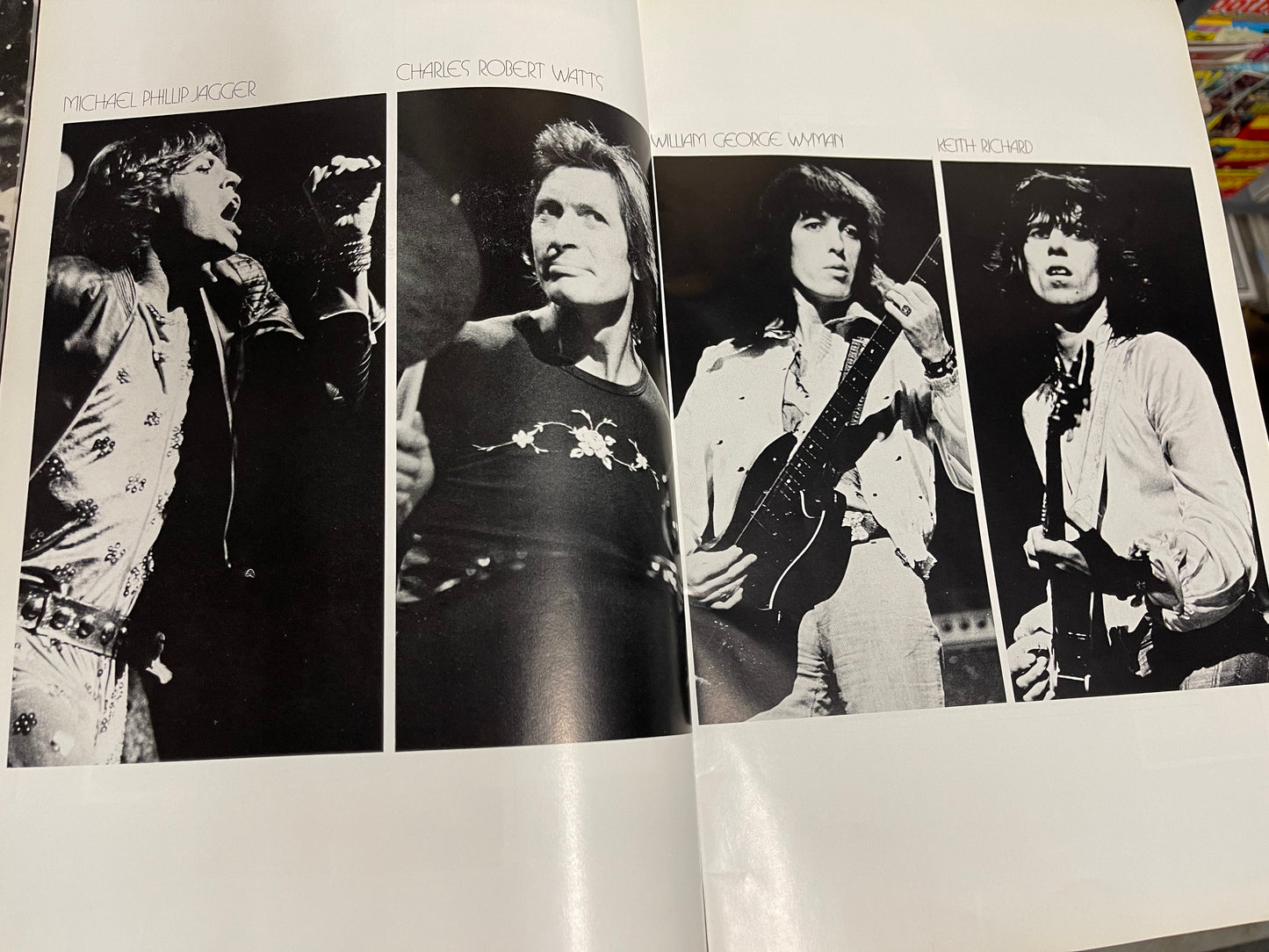 Rolling Stones rare Tour of the Americas concert program 1975