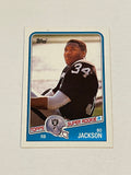 Bo Jackson Topps football rookie card 1988