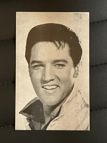 Elvis original Exhibit 4x6 card 1964