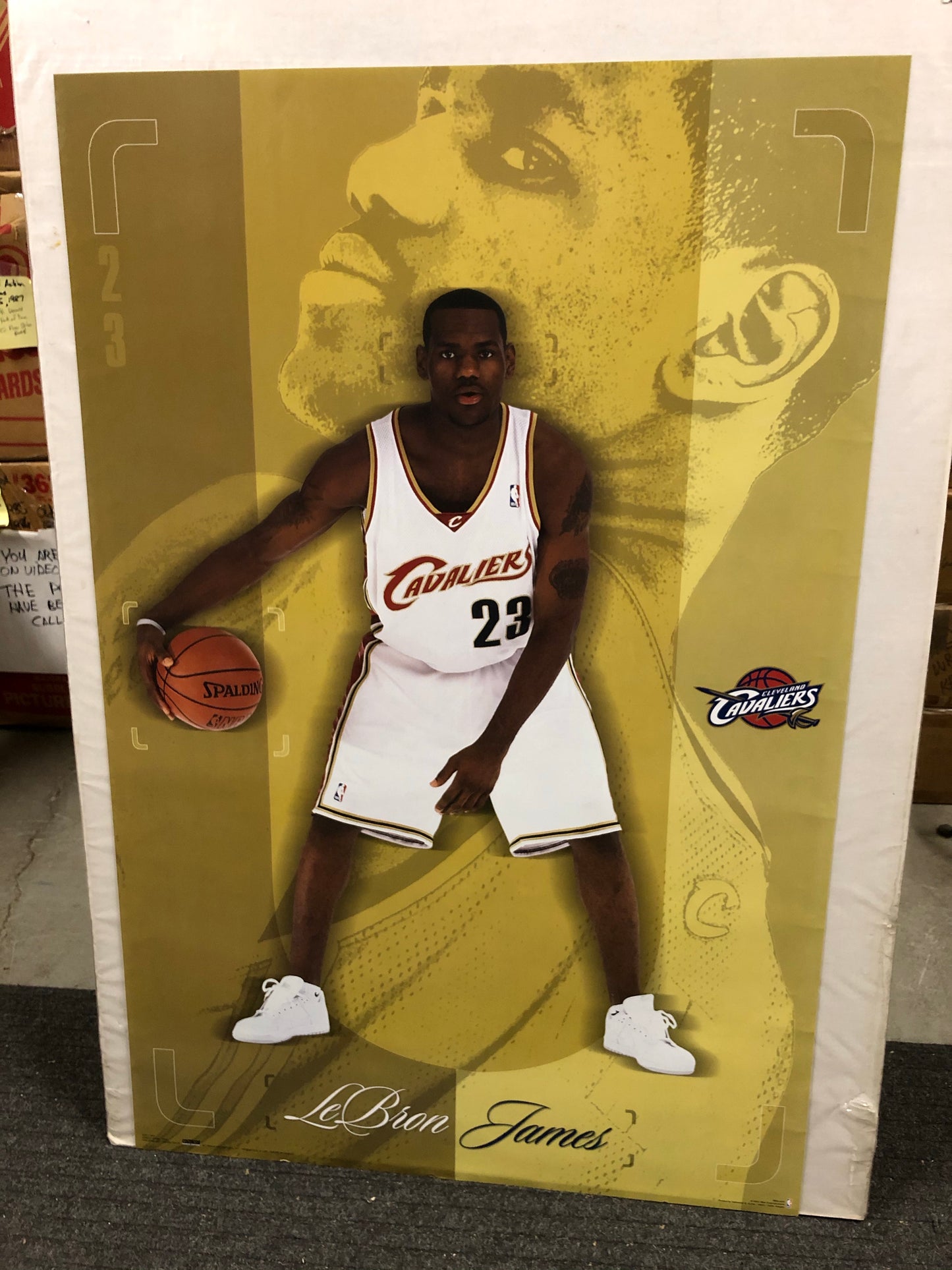 LeBron James original vintage rookie year NBA basketball poster 24x36