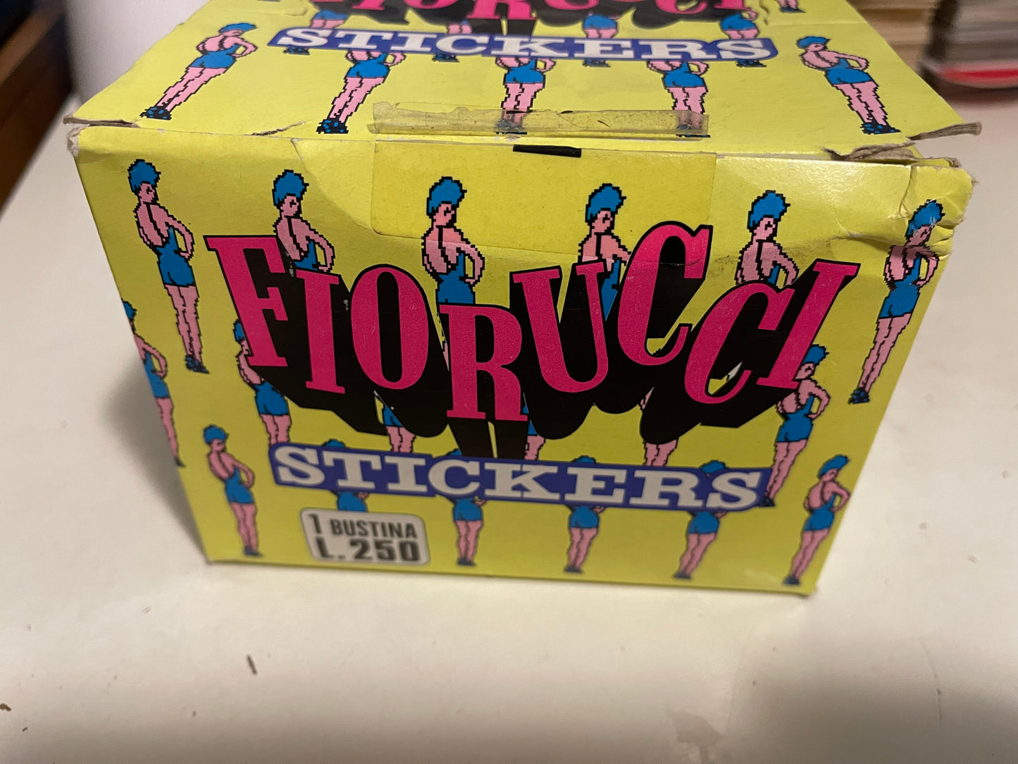 Fiorucci stickers Panini 49 packs rare box 1984