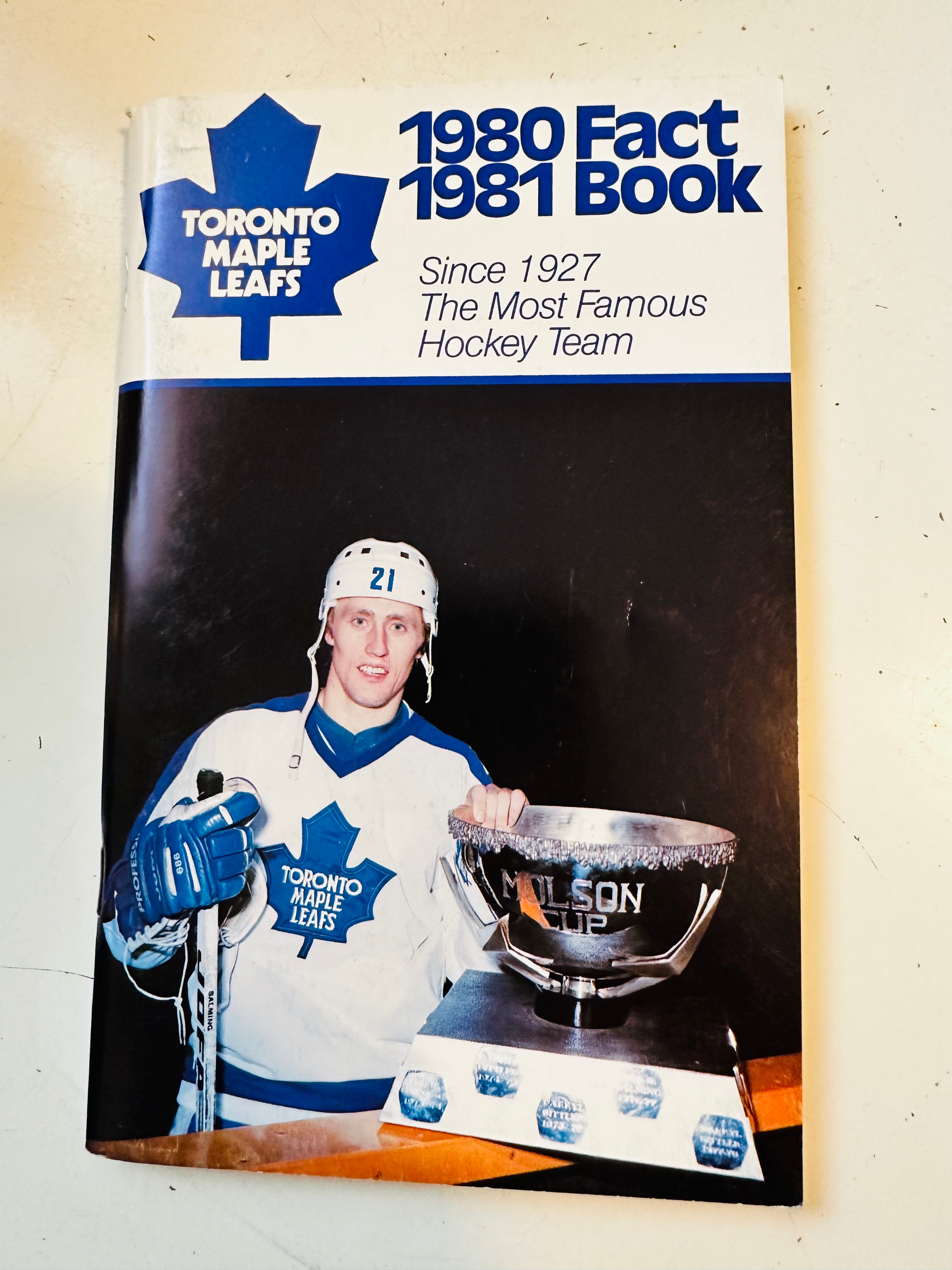 Toronto Maple Leafs hockey fact book 1980-81