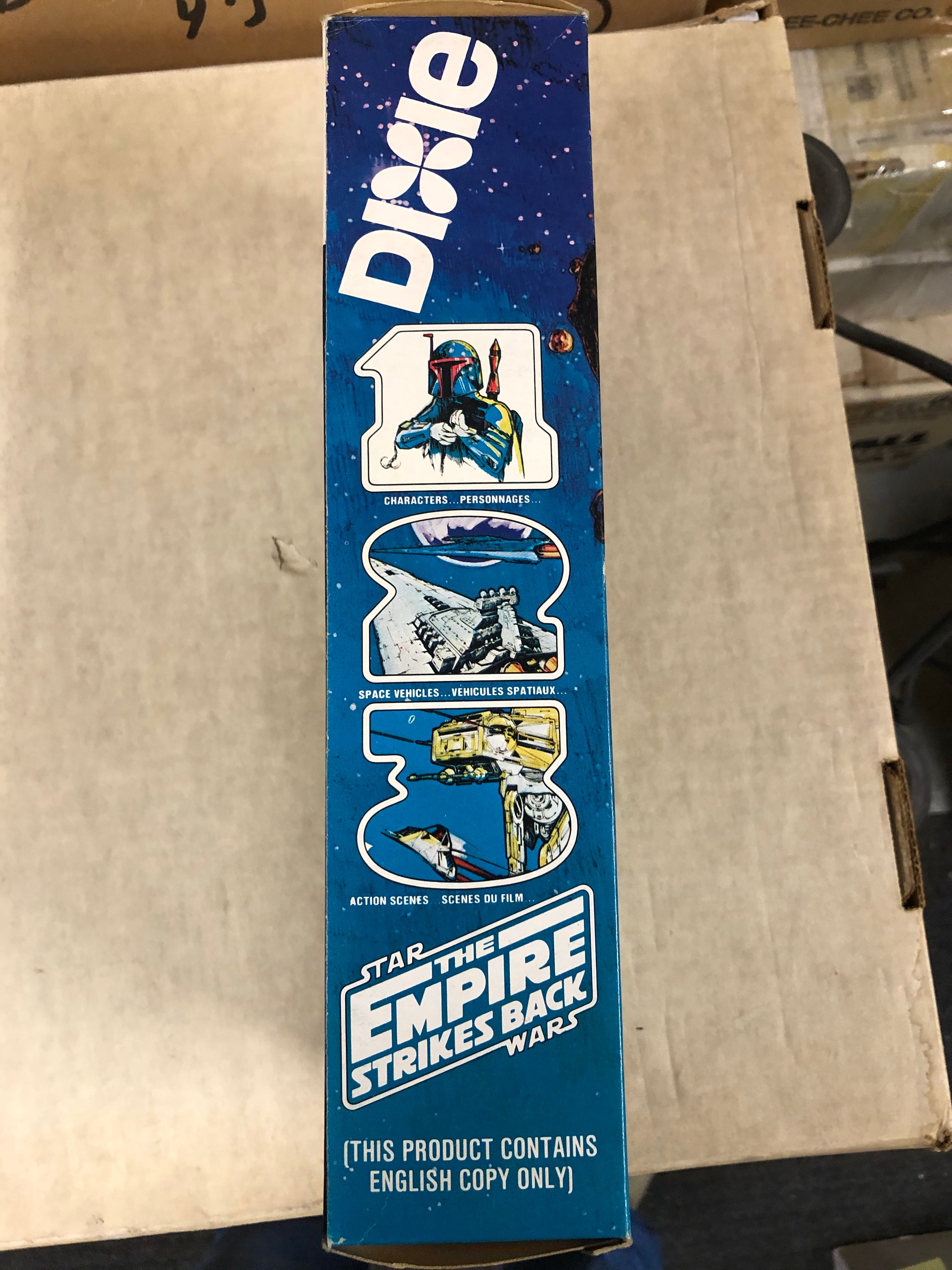 Star Wars Empire Strikes Back 100 count Dixie cups in box 1980s