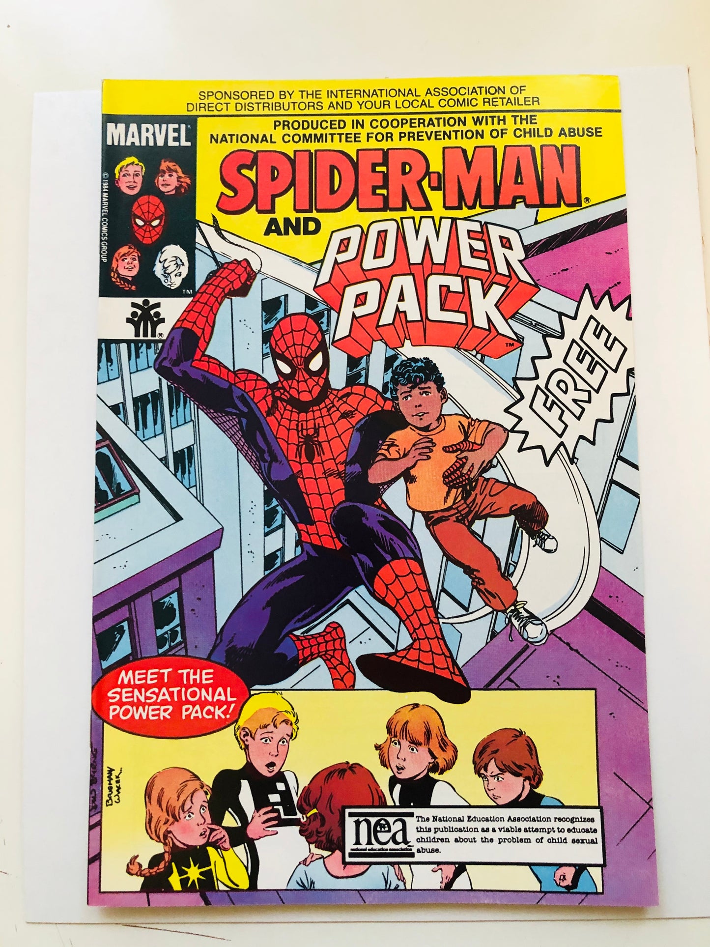 Spider-Man and Power Pack special issue comic book 1984