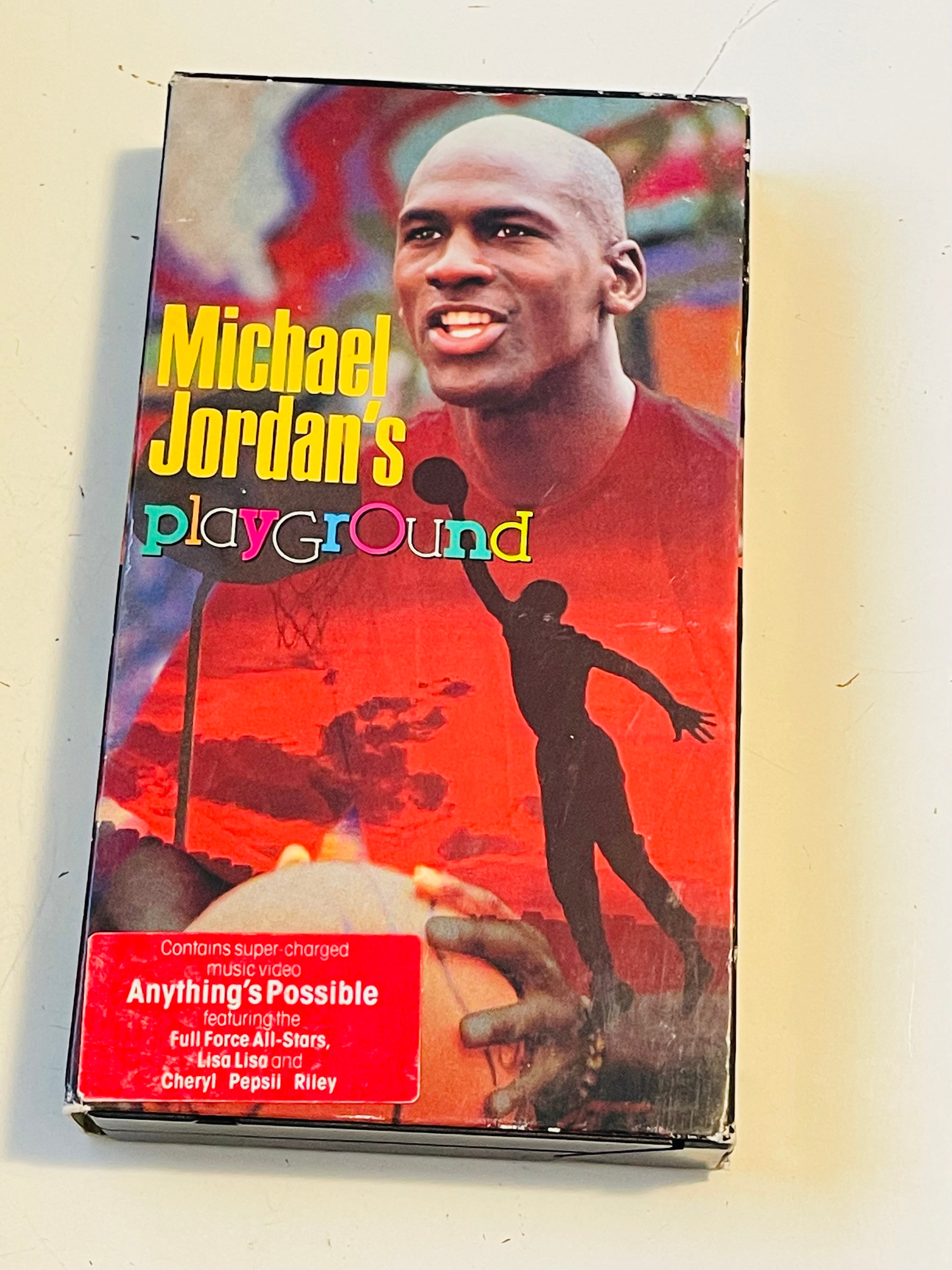 Michael Jordan’s playground rare VHS cassette 1991