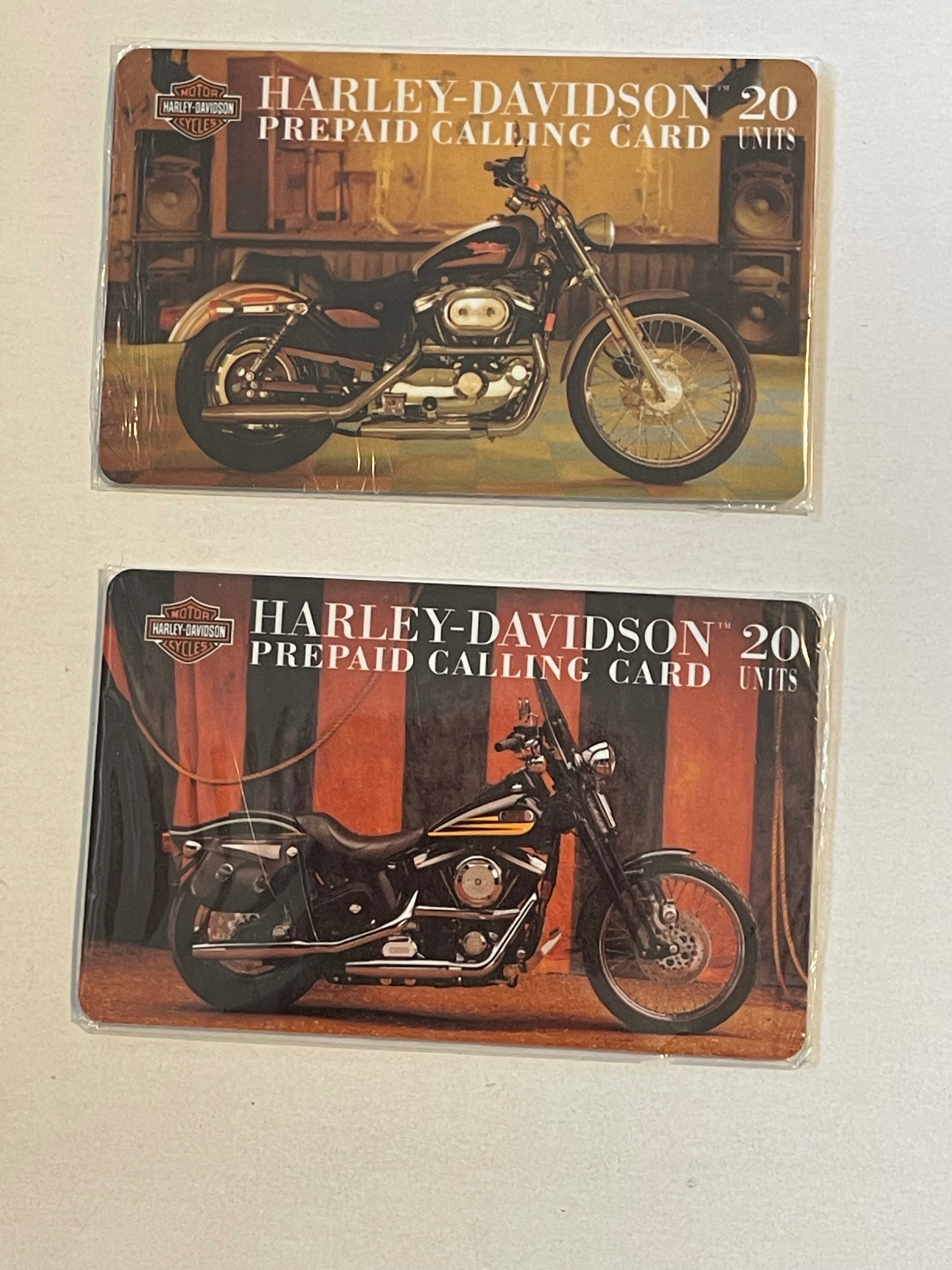 Harley-Davidson rare factory sealed two phone cards 1990s