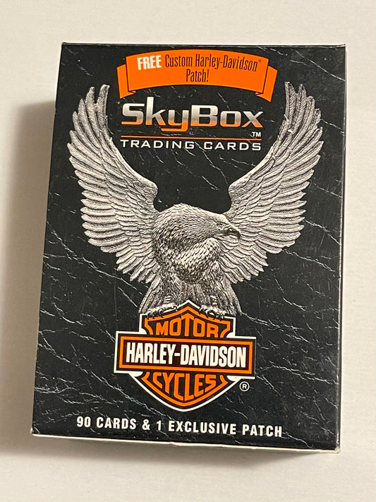 Harley-Davidson motorcycle Skybox cards set with patch box set 1994