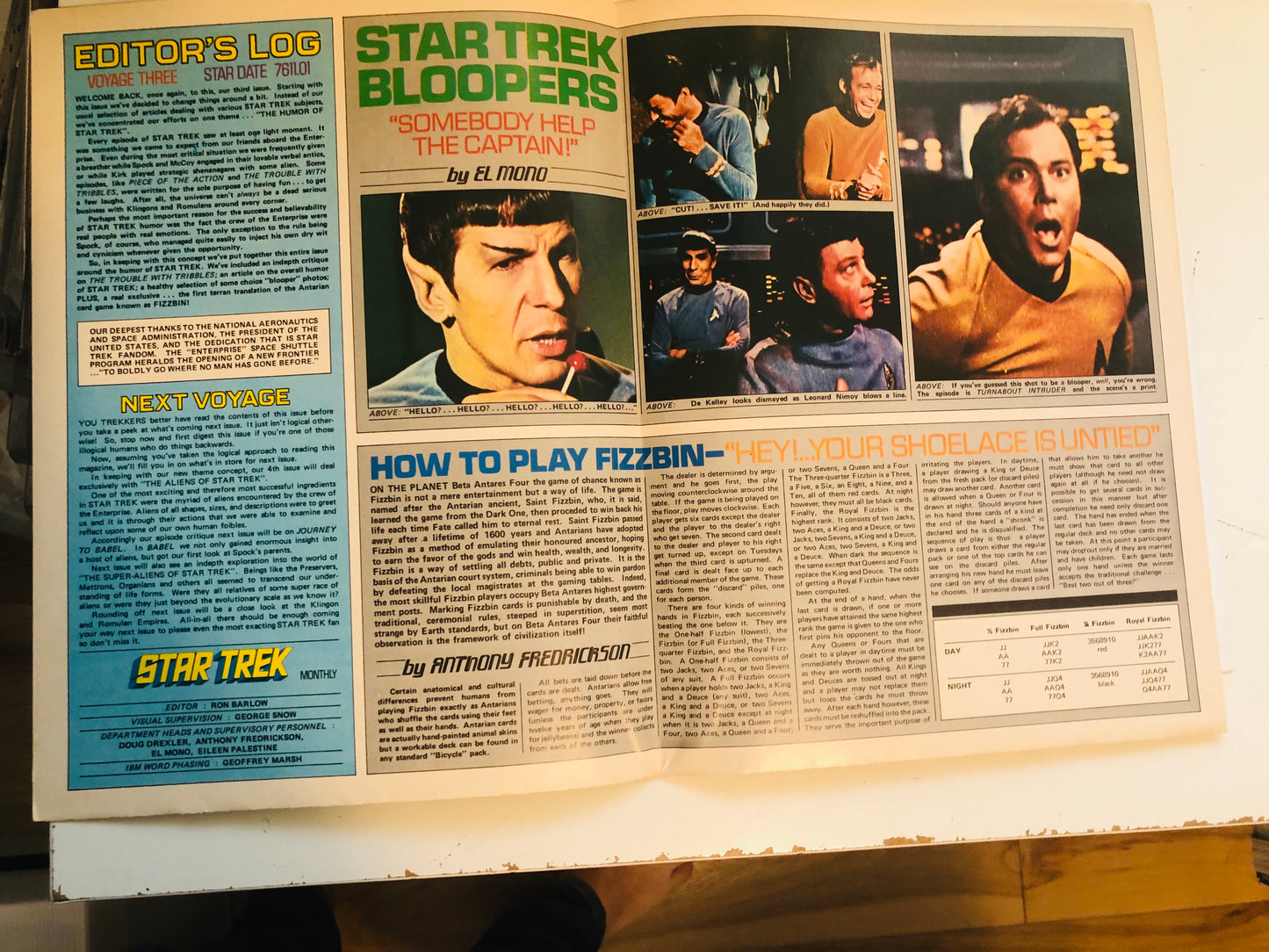 Star Trek original giant poster book 1976