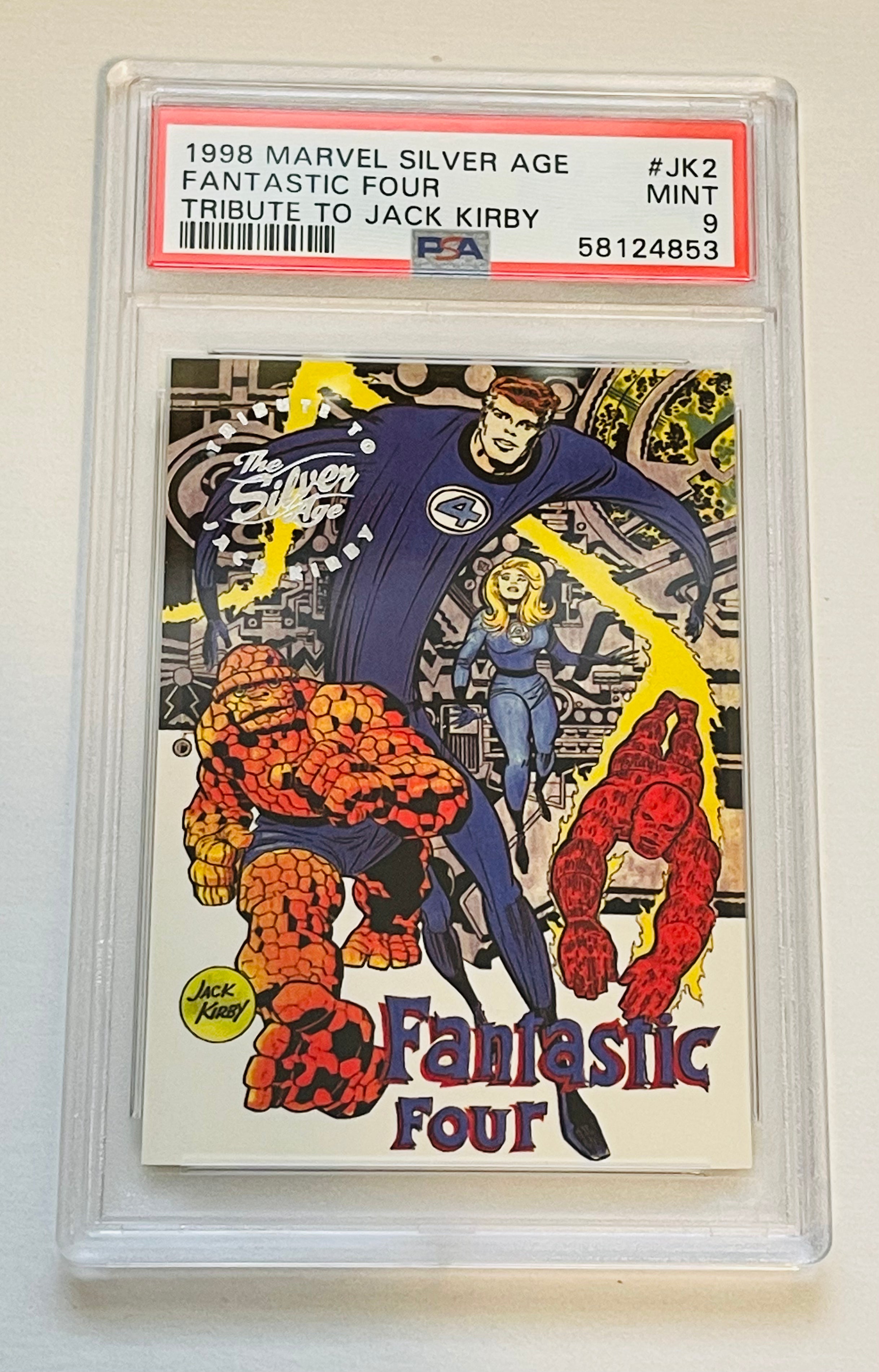 Fantastic Four Marvel Silver age PSA 9 high grade card