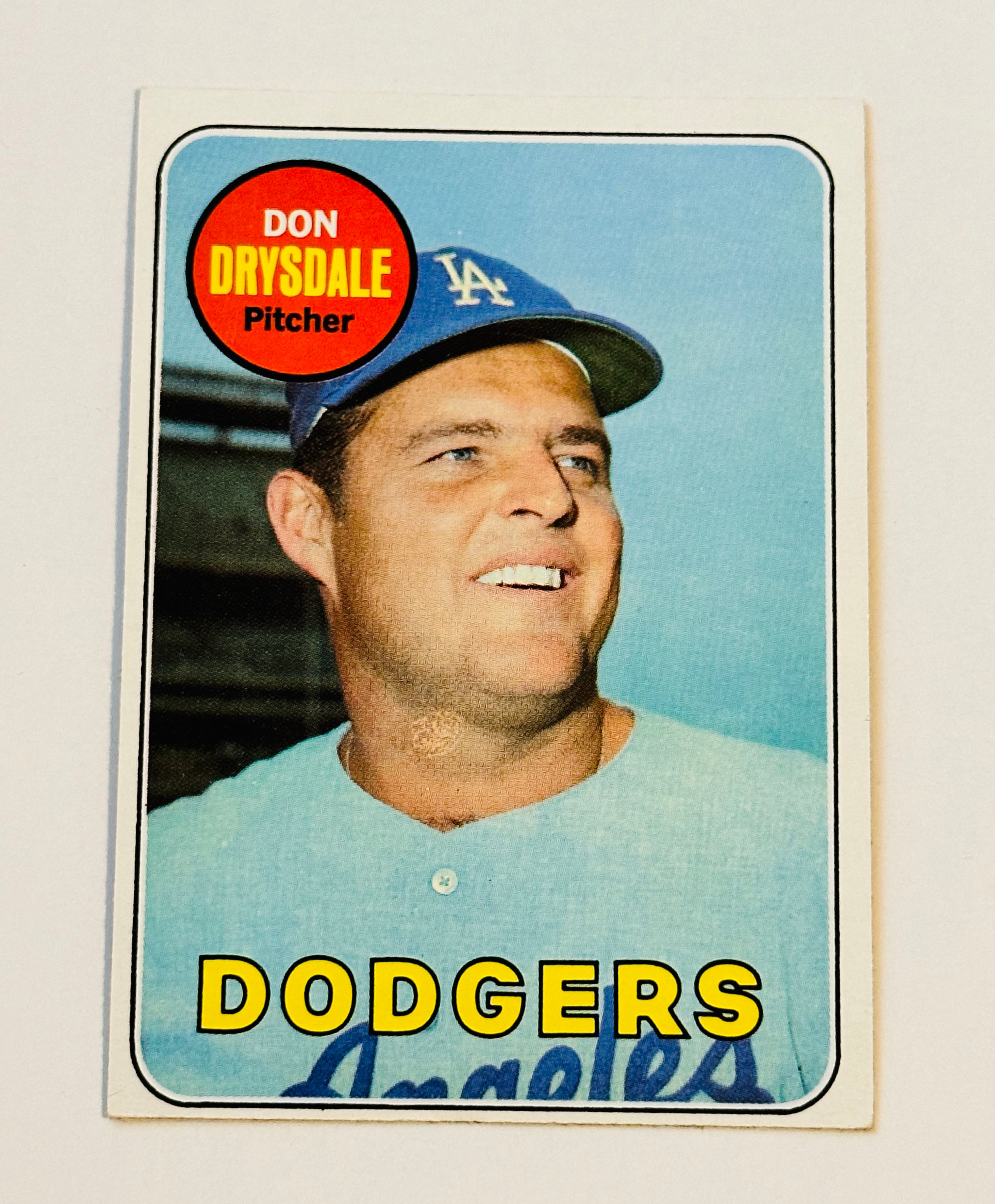 Don Drysdale Topps high grade baseball card 1969